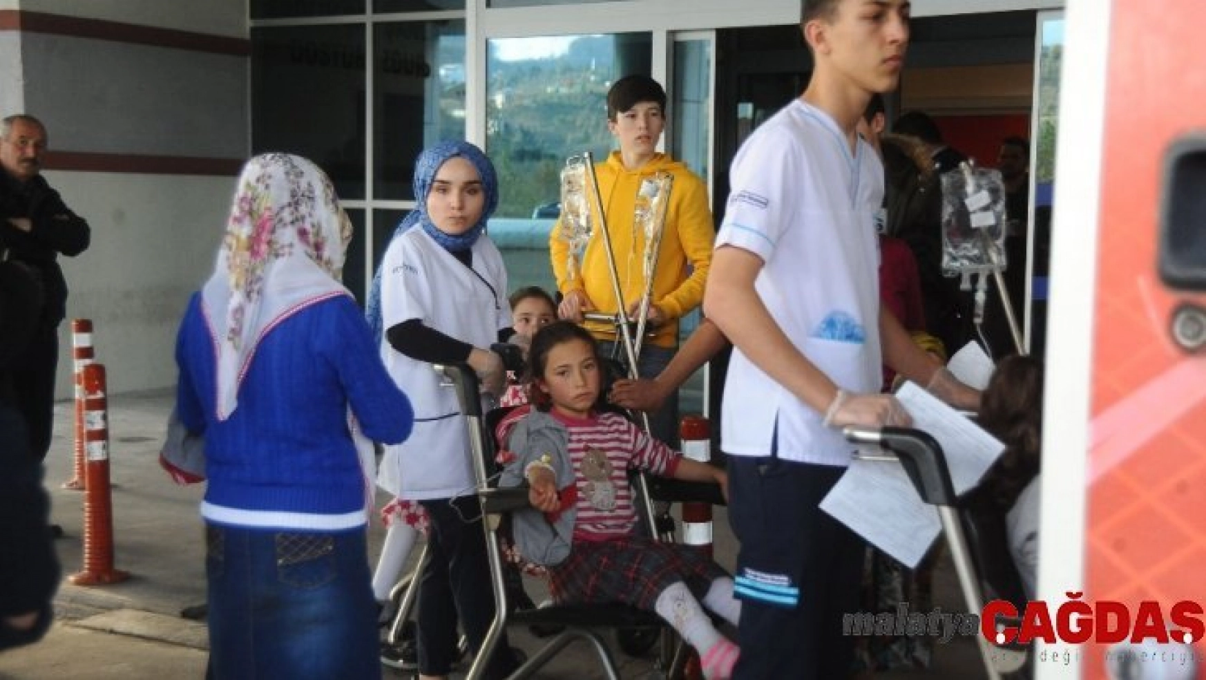 Giresun'da yemekten zehirlenen 20 öğrenci hastaneye kaldırıldı