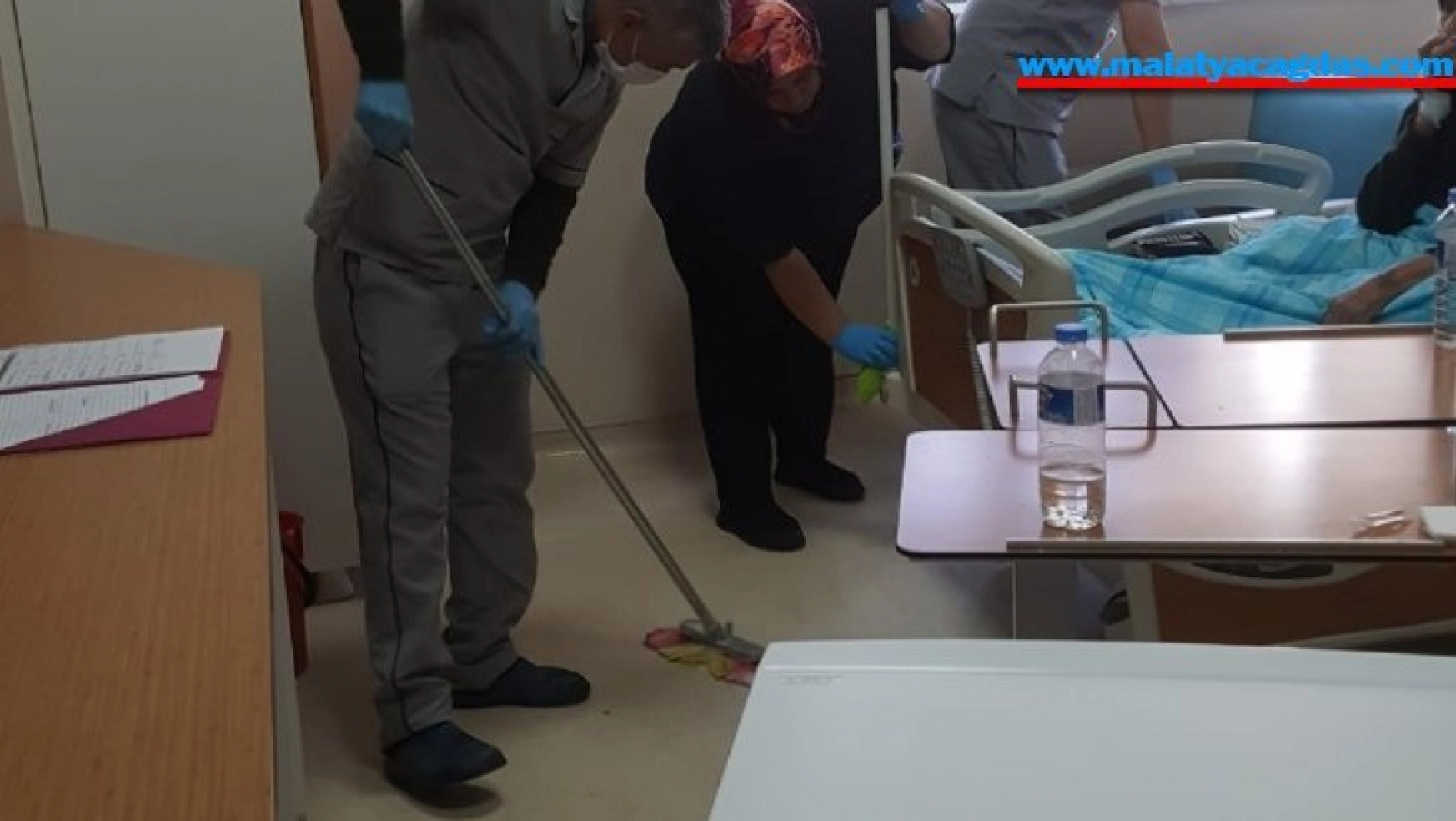 Gölbaşı Devlet Hastanesi dezenfekte edildi