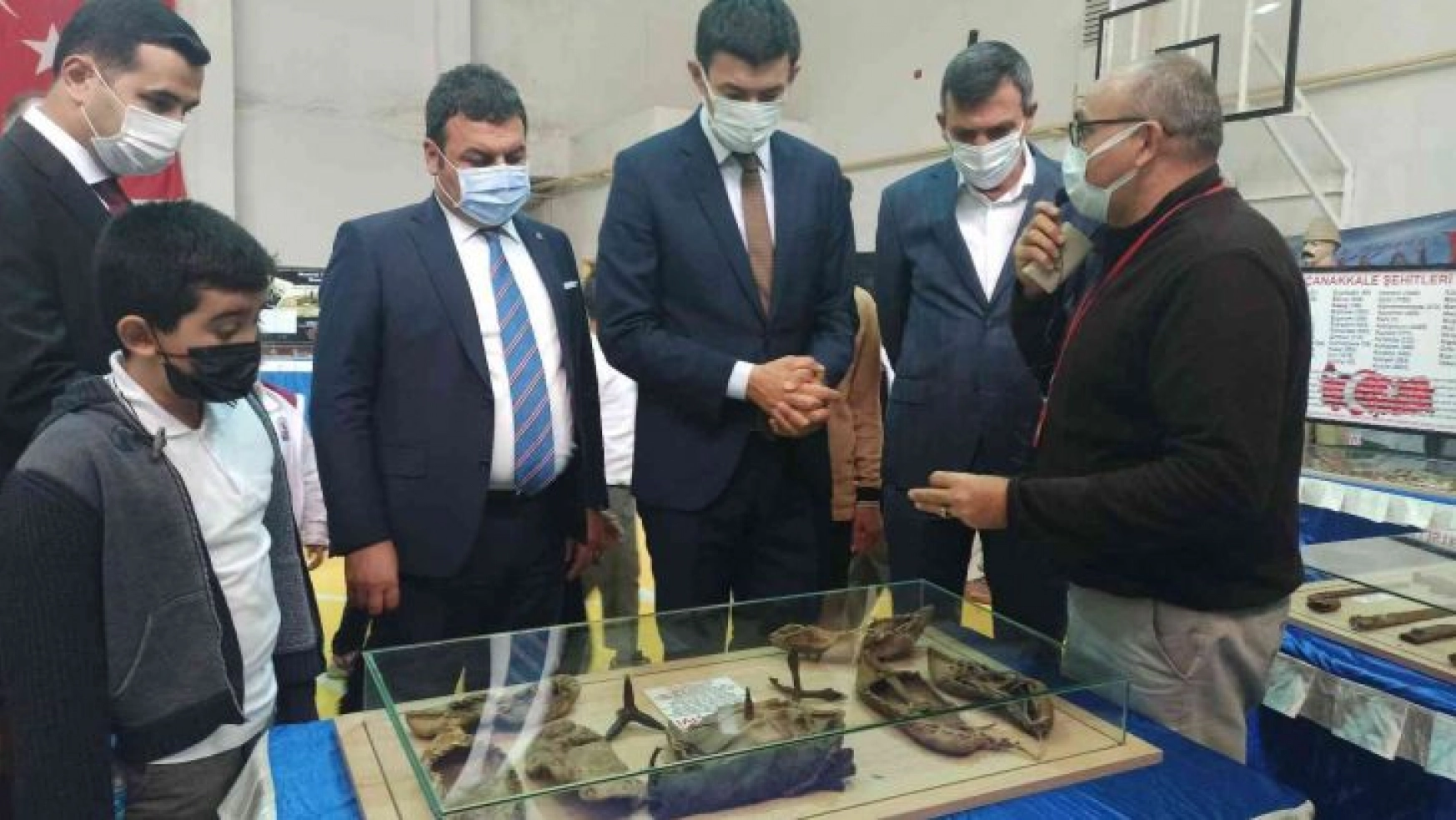Gölbaşı'nda Çanakkale savaşları gezici müzesi ziyarete açıldı
