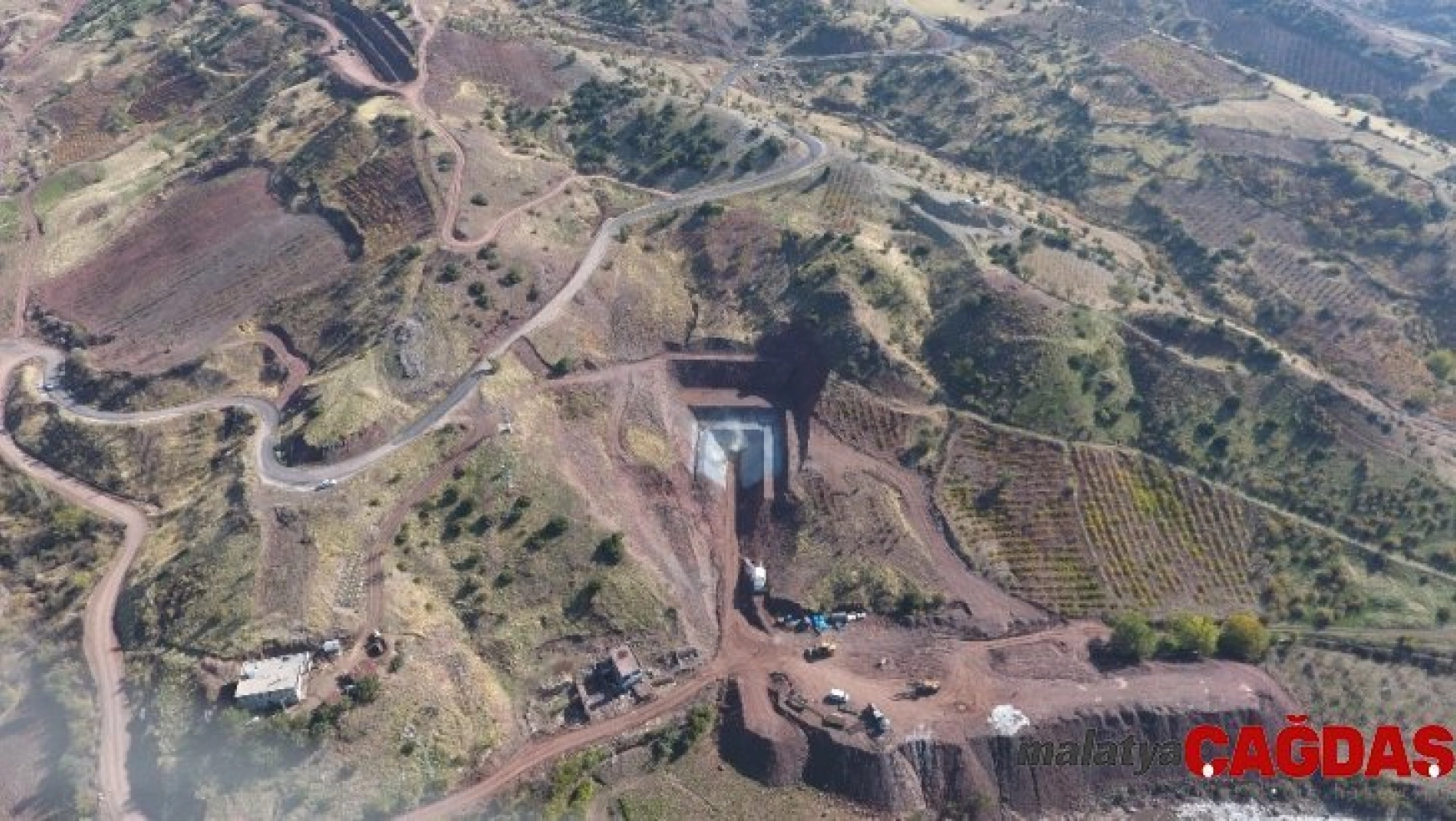 Gömükhan Barajı'nda çalışmalar sürüyor
