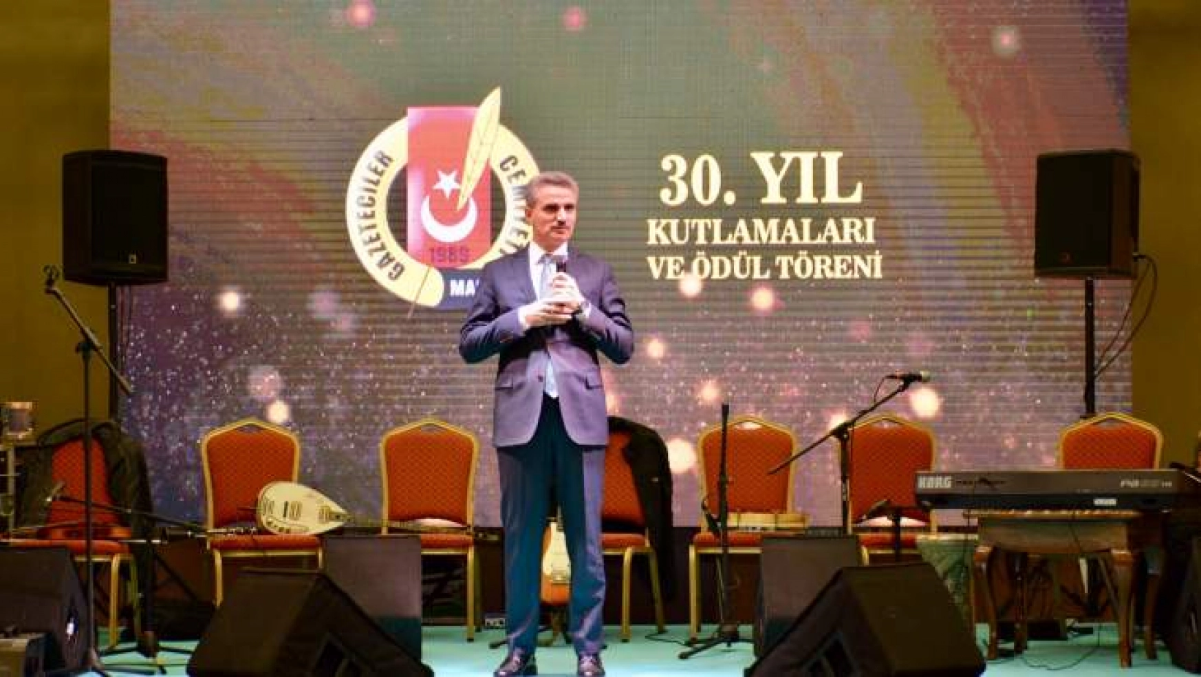 Vali Aydın Baruş Malatya Gazeteciler Cemiyetinin 30. Yıl Kutlamalarına Katıldı