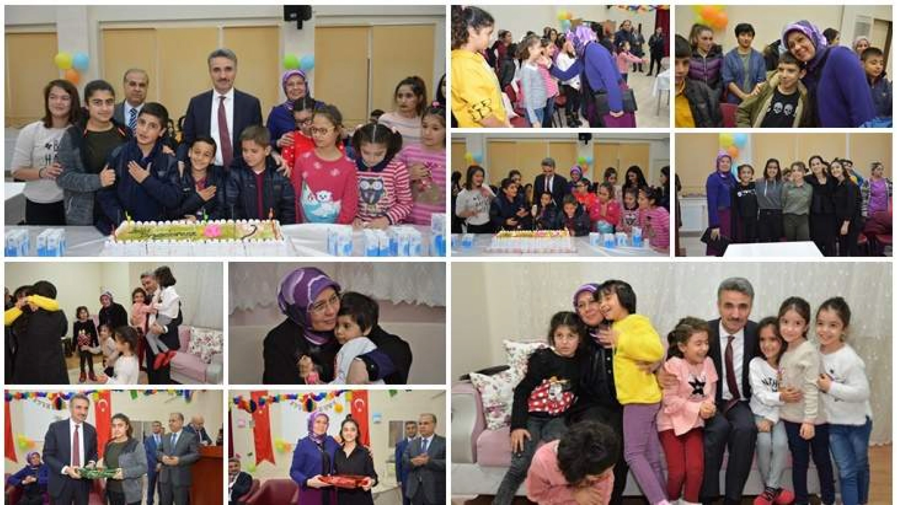 Vali Aydın Baruş ve Eşi Nagihan Baruş Miad Sevgi Evleri'ndeki Çocukların Doğum Gününü Kutladı