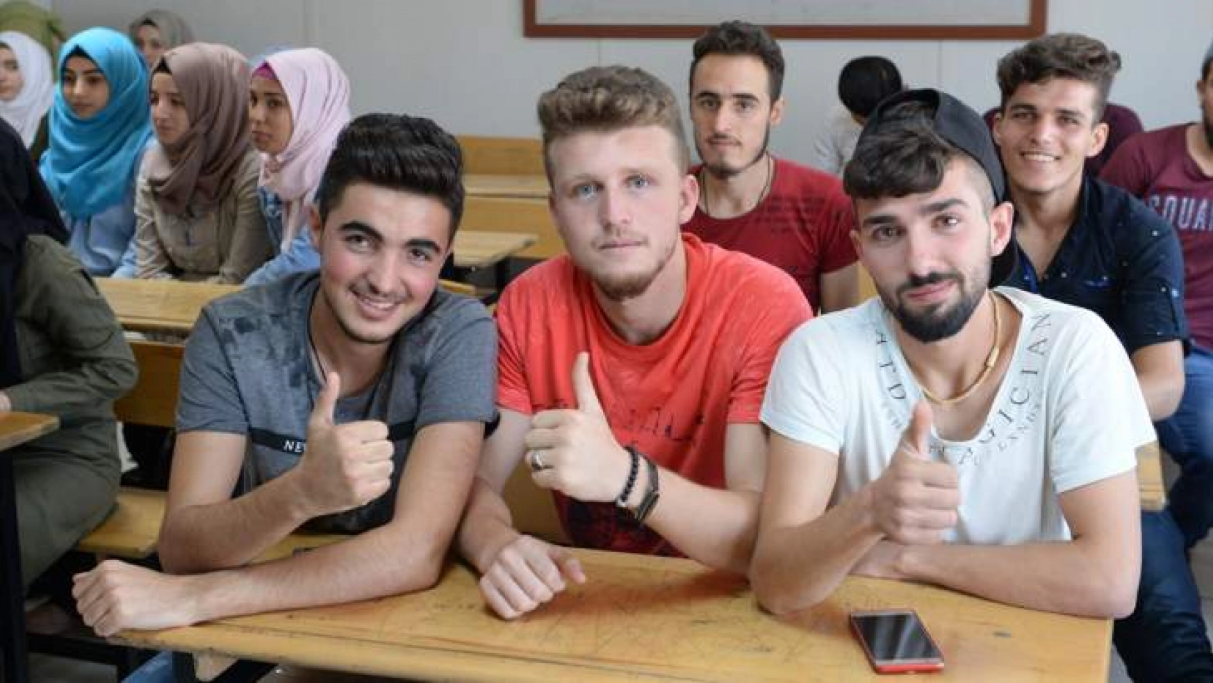 Suriyeli gençler üniversiteli oldu