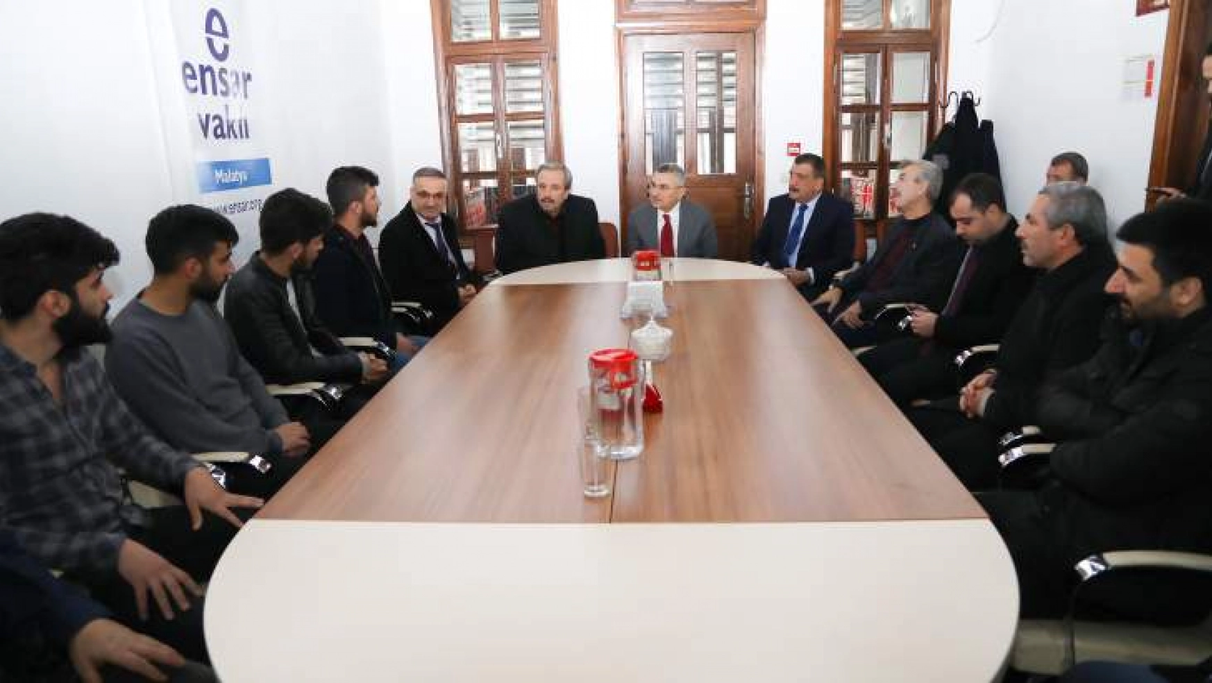 Gülle ve Başkan Gürkan, Ensar Vakfı Yönetimi İle Biraraya Geldi