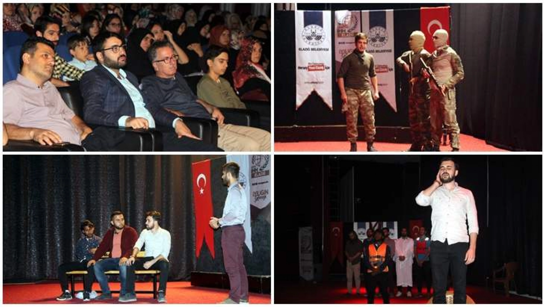 Elazığ'da 'Umudun Adı Mavi' tiyatro oyunu