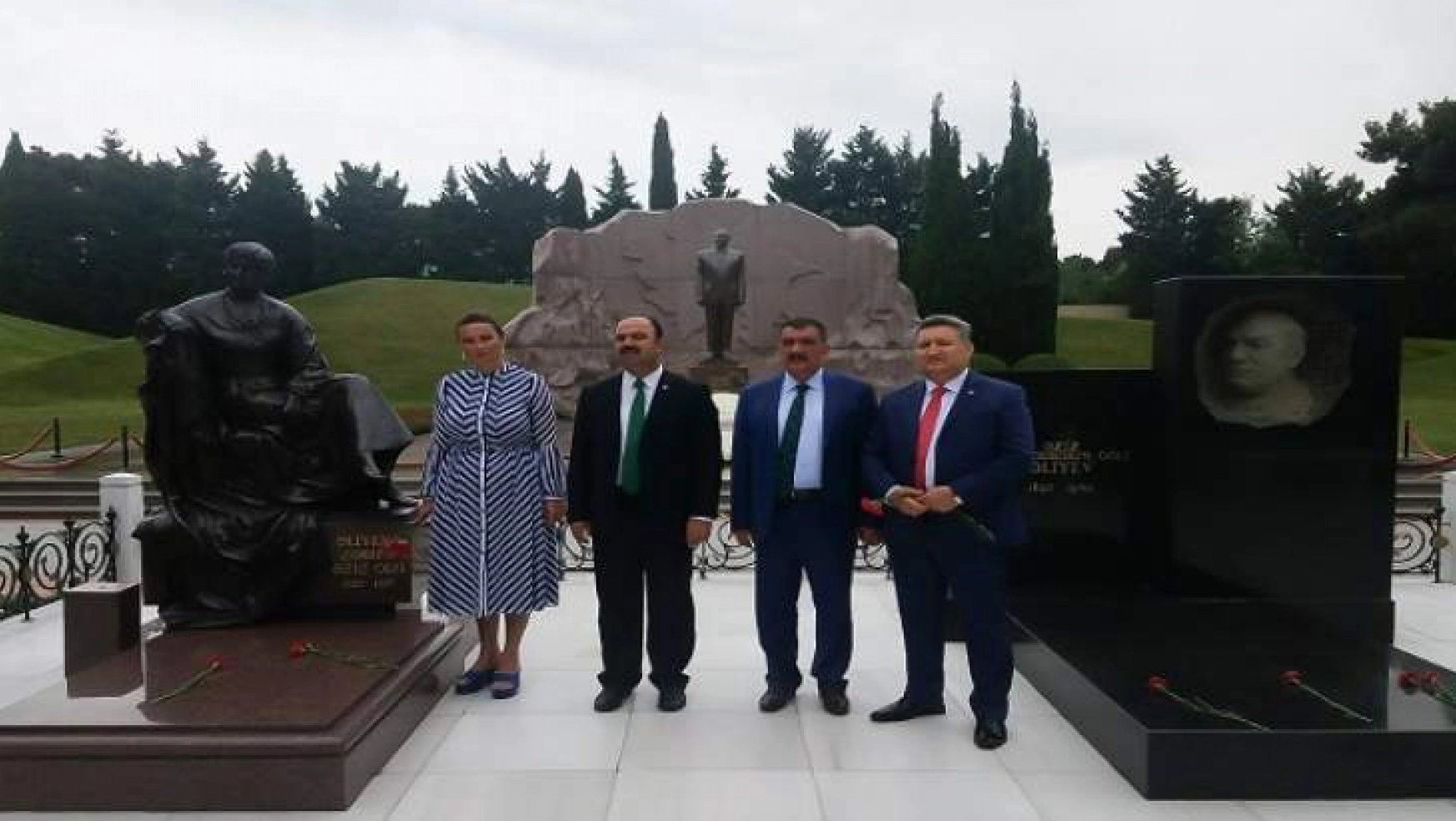 Başkan Gürkan, Azerbaycan'da