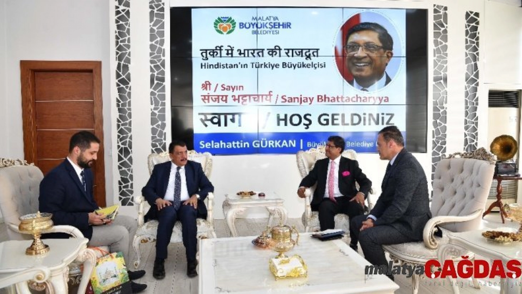 Hindistan Büyükelçisi'nden Başkan Gürkan'a Ziyaret