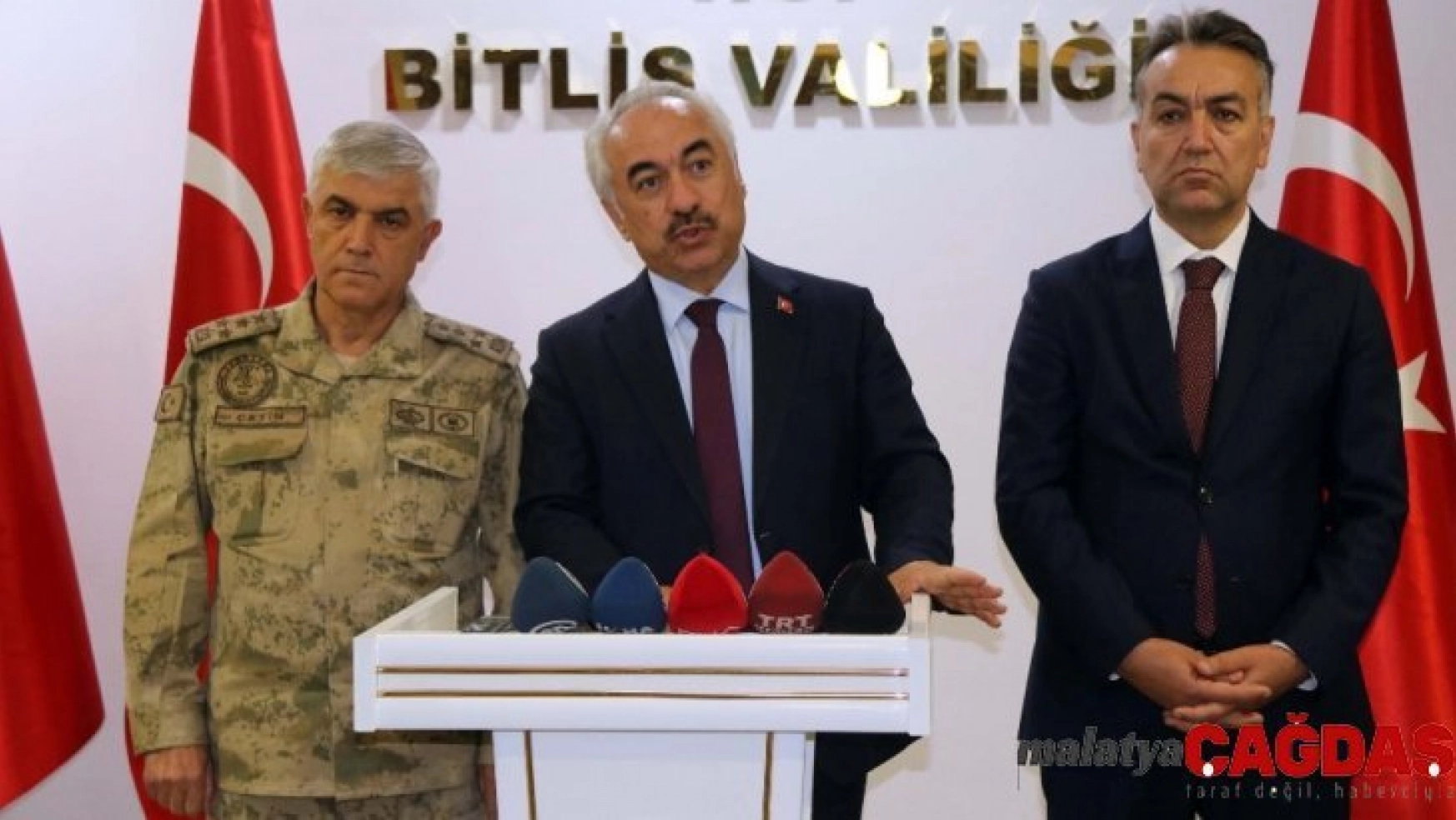 Bakan Yardımcısı Ersoy ve Jandarma Genel Komutanı Çetin Bitlis'te