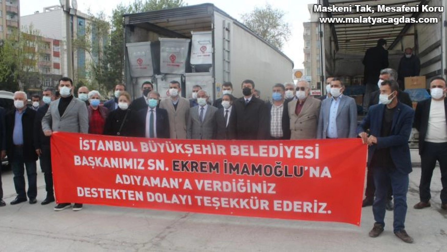 İmamoğlu'ndan Adıyaman'daki belediyelere destek