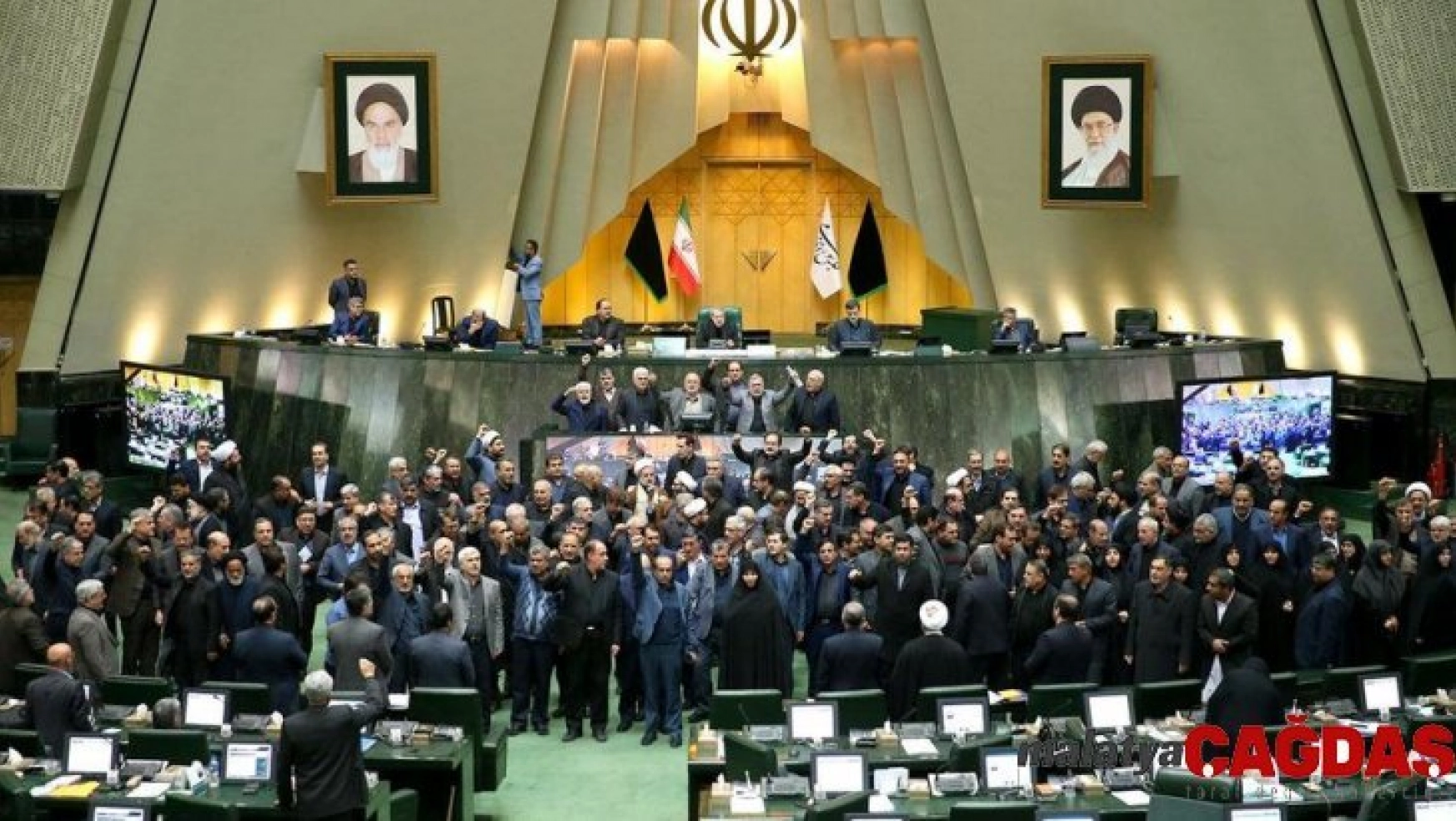 İran Meclisi'nde 'ABD'ye ölüm' sloganları