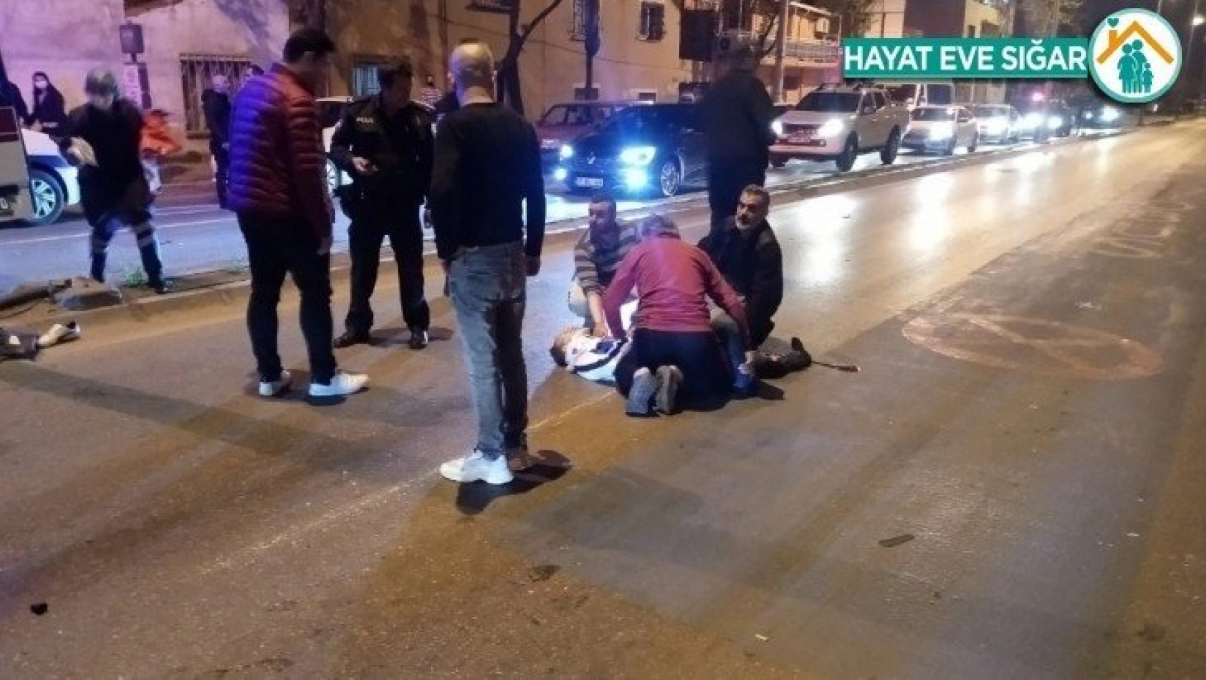 İzmir'deki feci kaza güvenlik kamerasına yansıdı