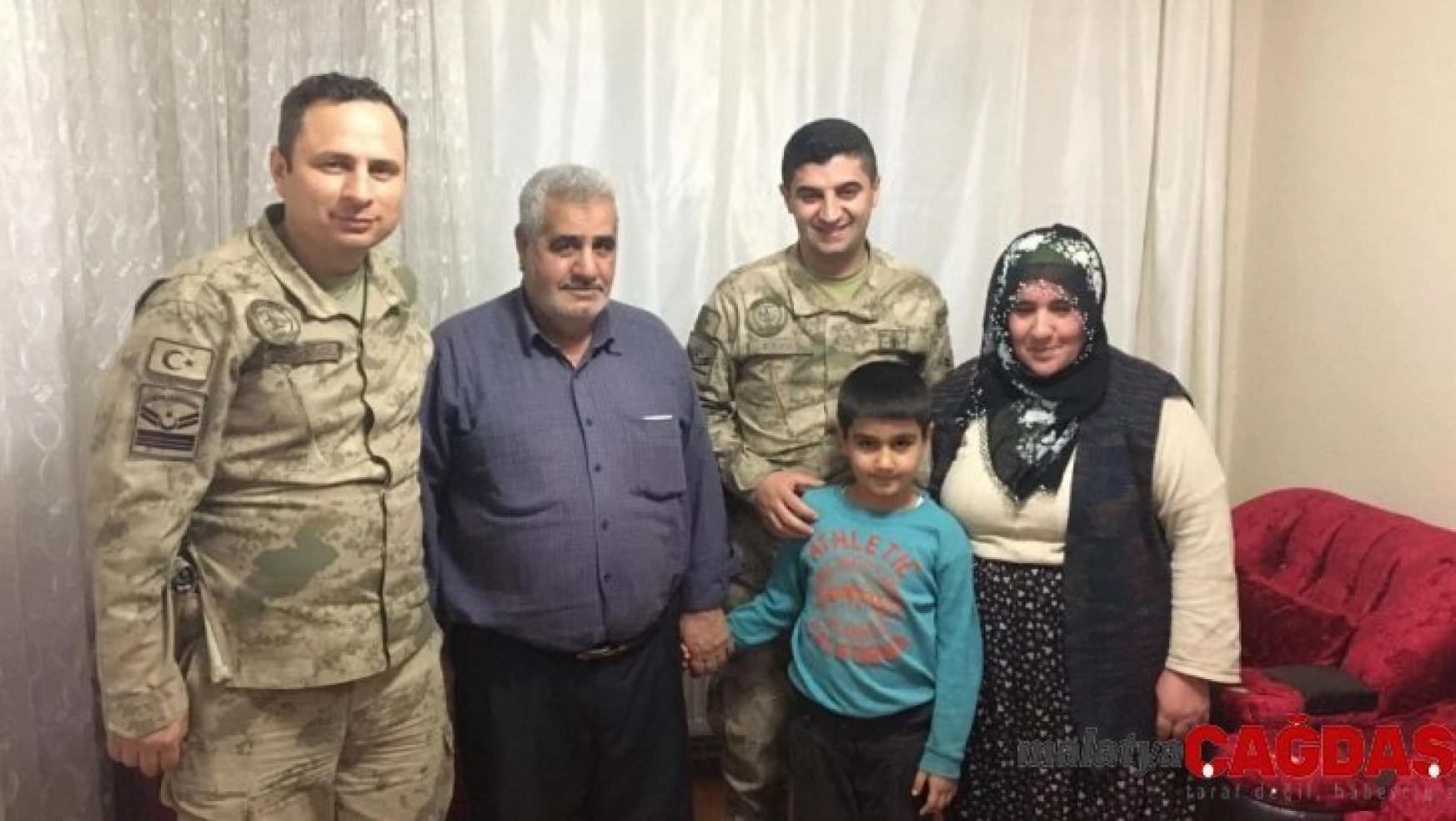 Jandarma'dan şehit aileleri ve gazi ziyareti