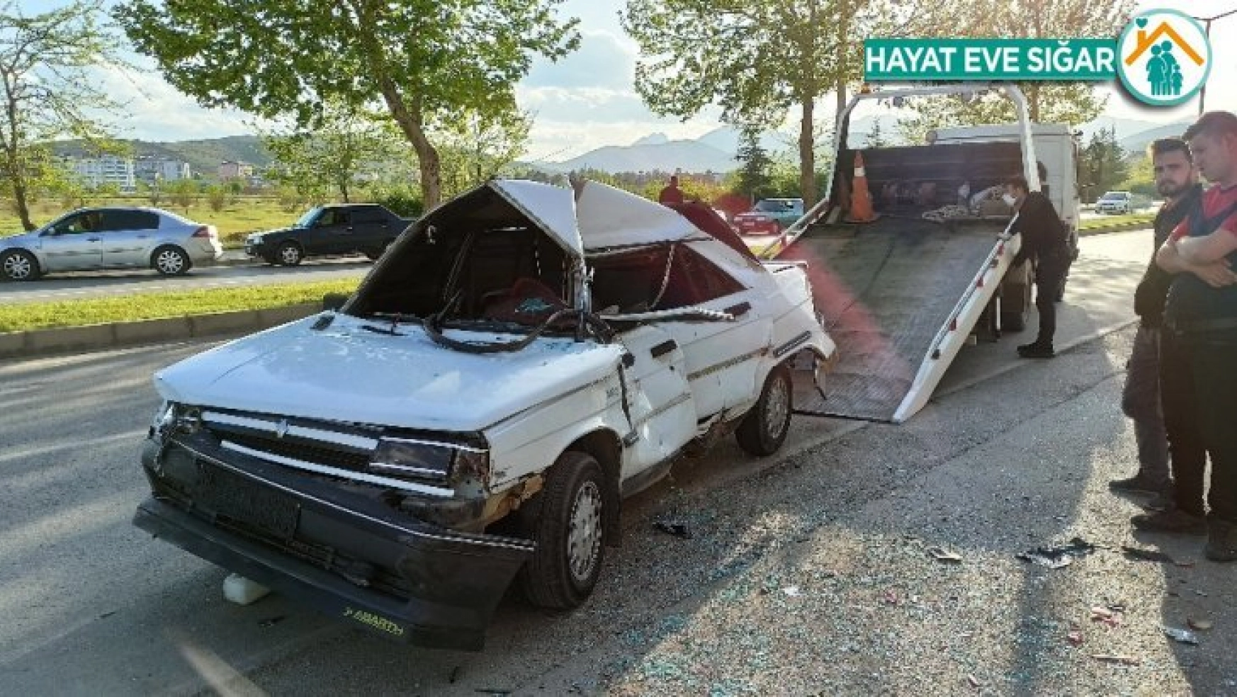 Kahramanmaraş'ta trafik kazası: 1'i ağır 2 yaralı