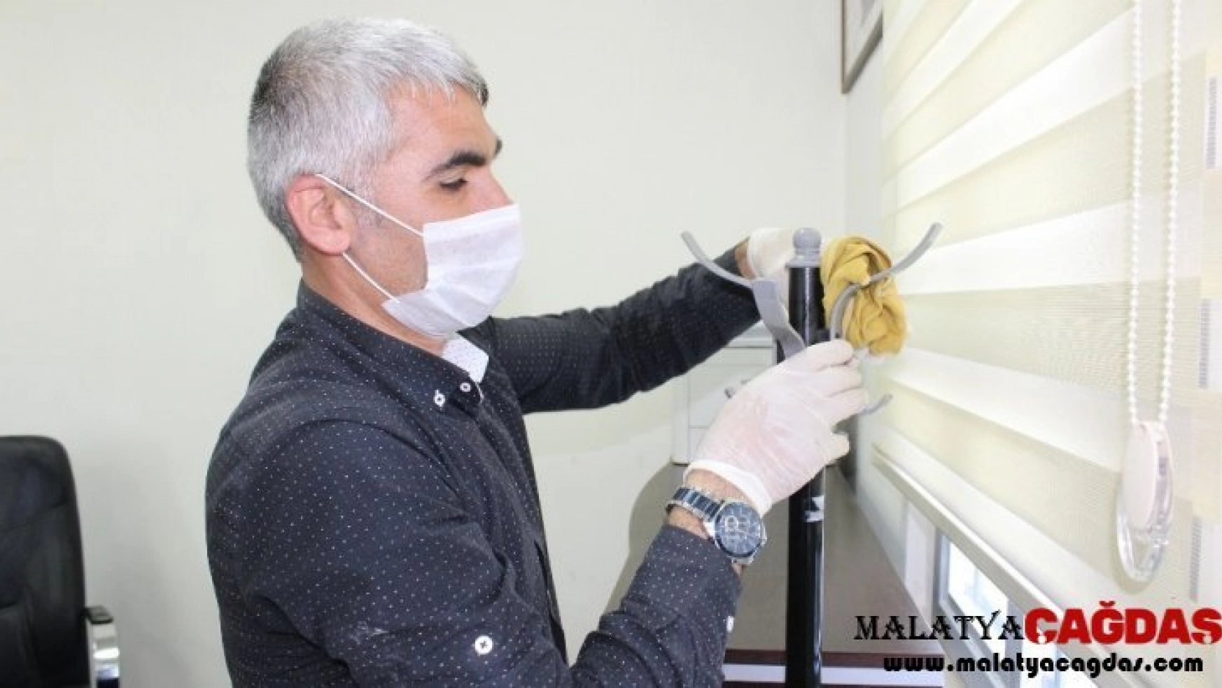 Kahta'da tüm okullarda dezenfeksiyon çalışmaları