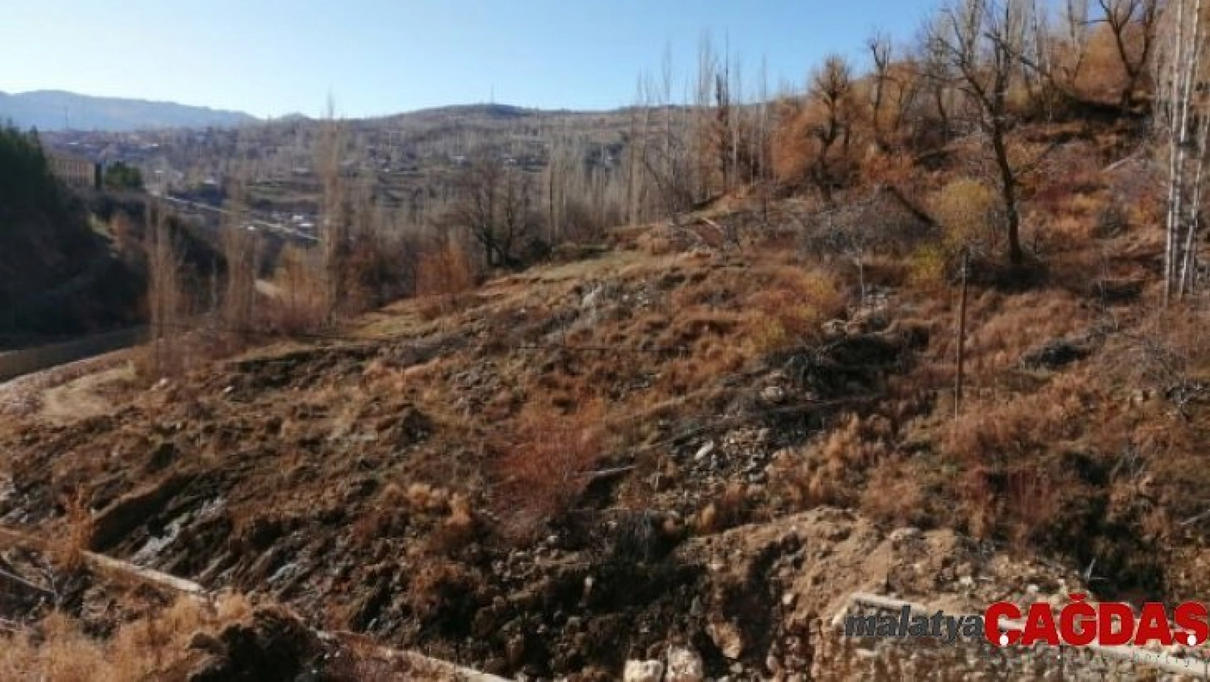 Karaman'da yaşanan heyelan korkuttu