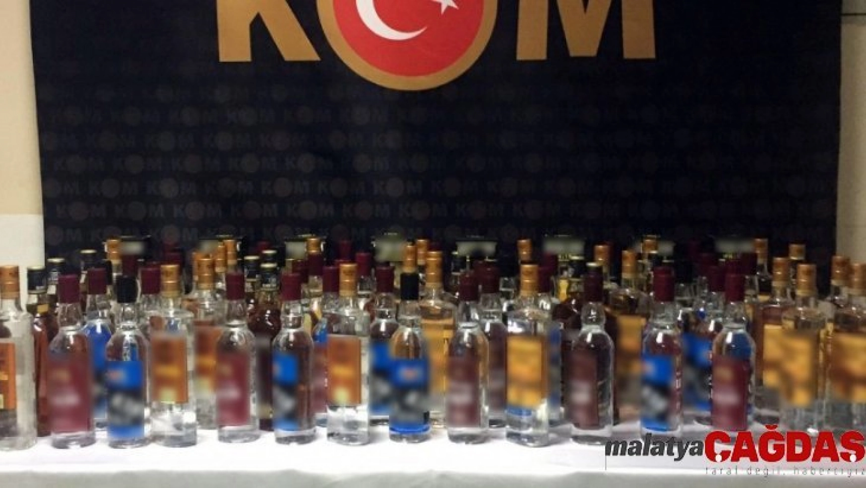 Kastamonu'da 89 şişe kaçak alkol yakalandı