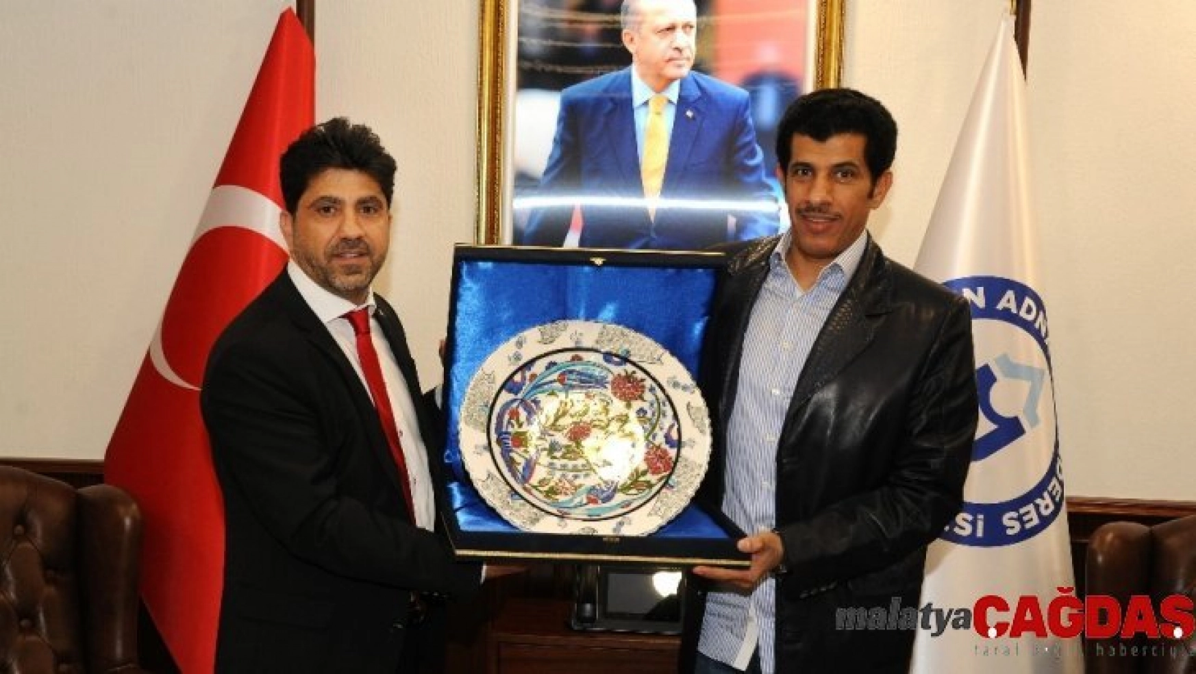 Katar Büyükelçisinden Rektör Aldemir'e ziyaret