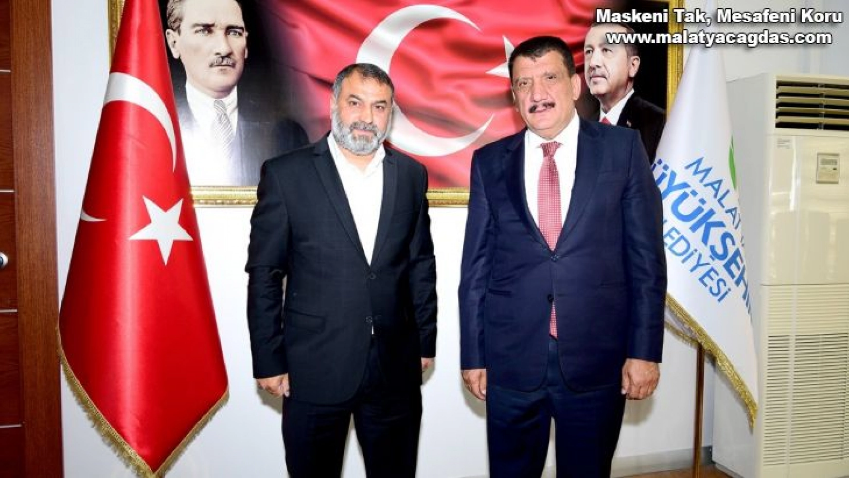 Kaynarca muhtarından Başkan Gürkan'a teşekkür ziyareti