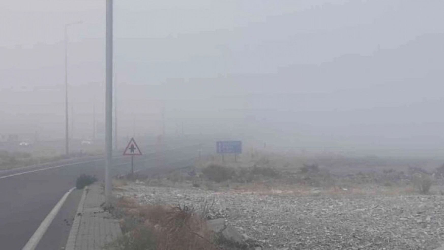 Kayseri'de sis etkili oldu