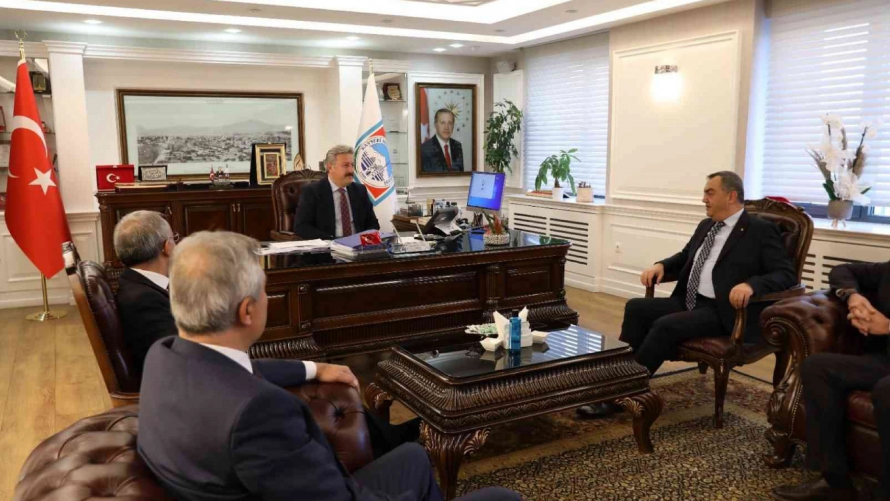 KAYSO ve OSB Başkanlarından, Başkan Mustafa Palancıoğlu'na ziyaret