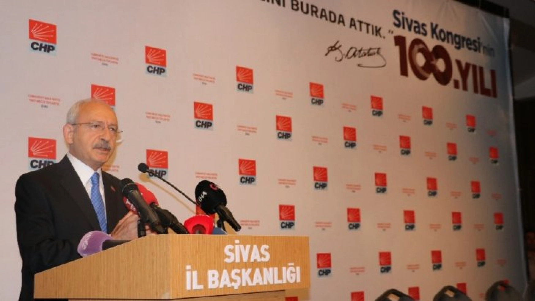 Kılıçdaroğlu Sivas'ta gerçekleştirilen PM toplantısında konuştu