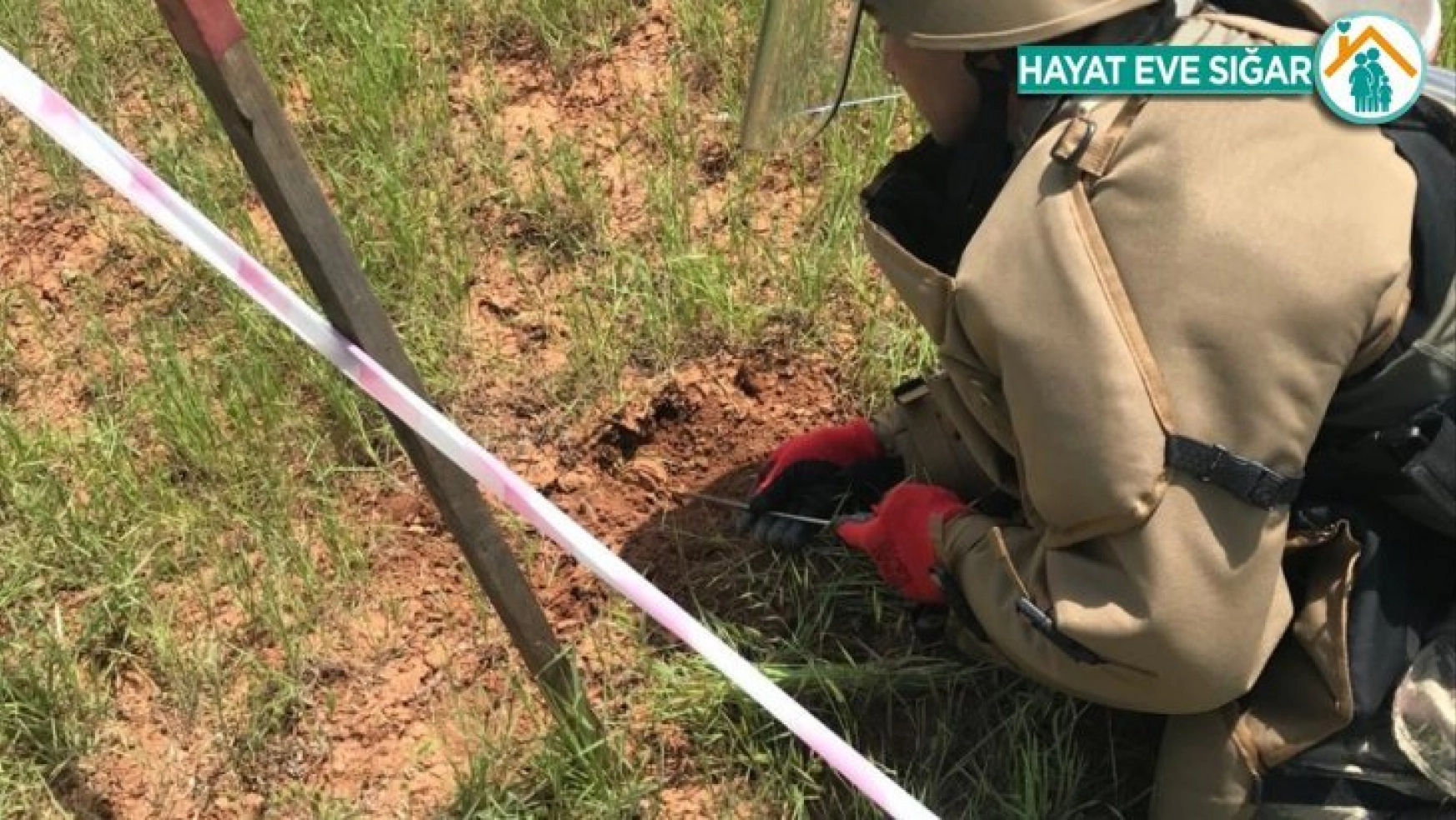 Kilis'te mayın aramasında 21 adet M-14 antipersonel mayını tespit edildi