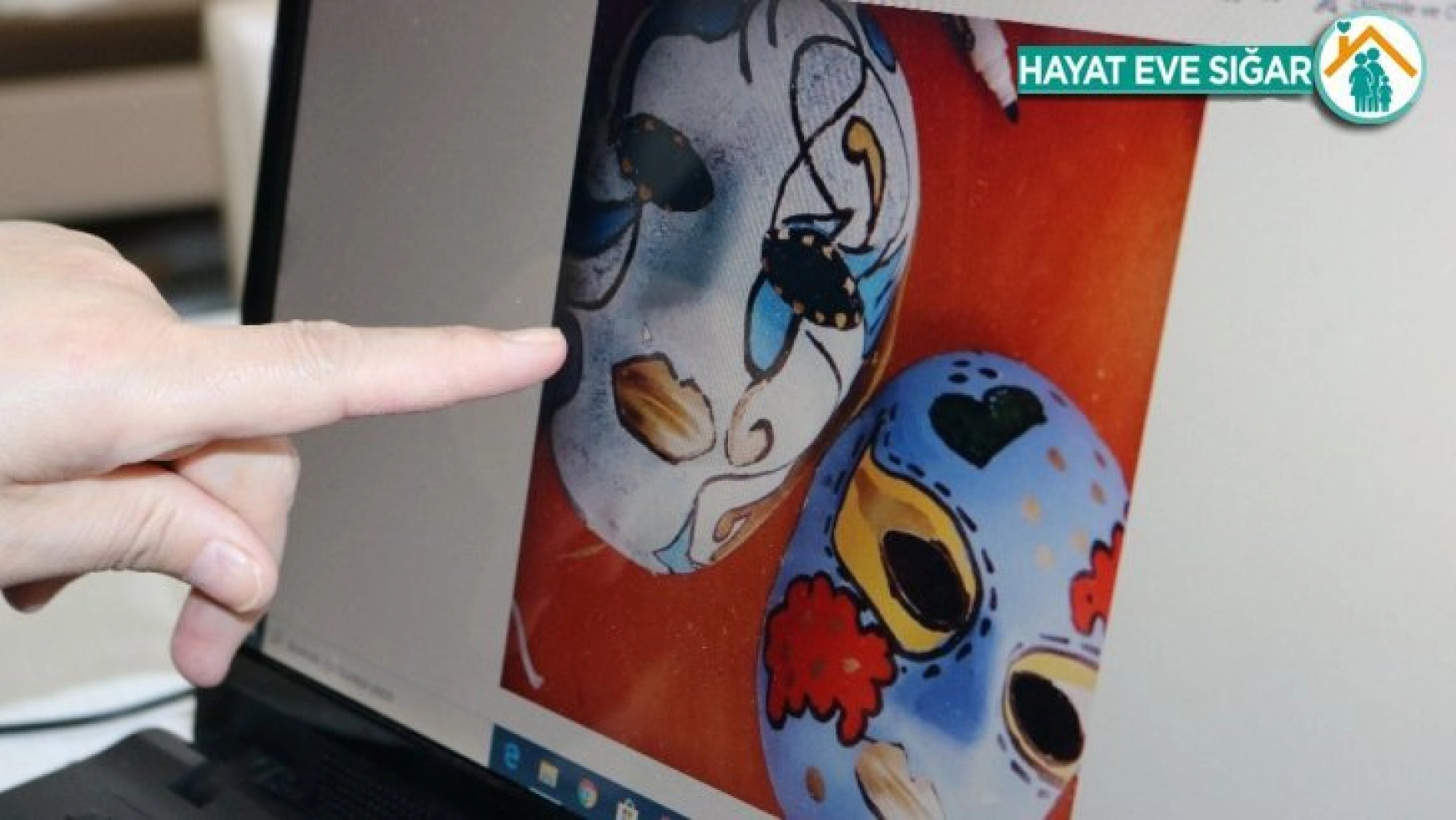 Korona virüs sanata engel olmadı, uzaktan derslerle online sergi