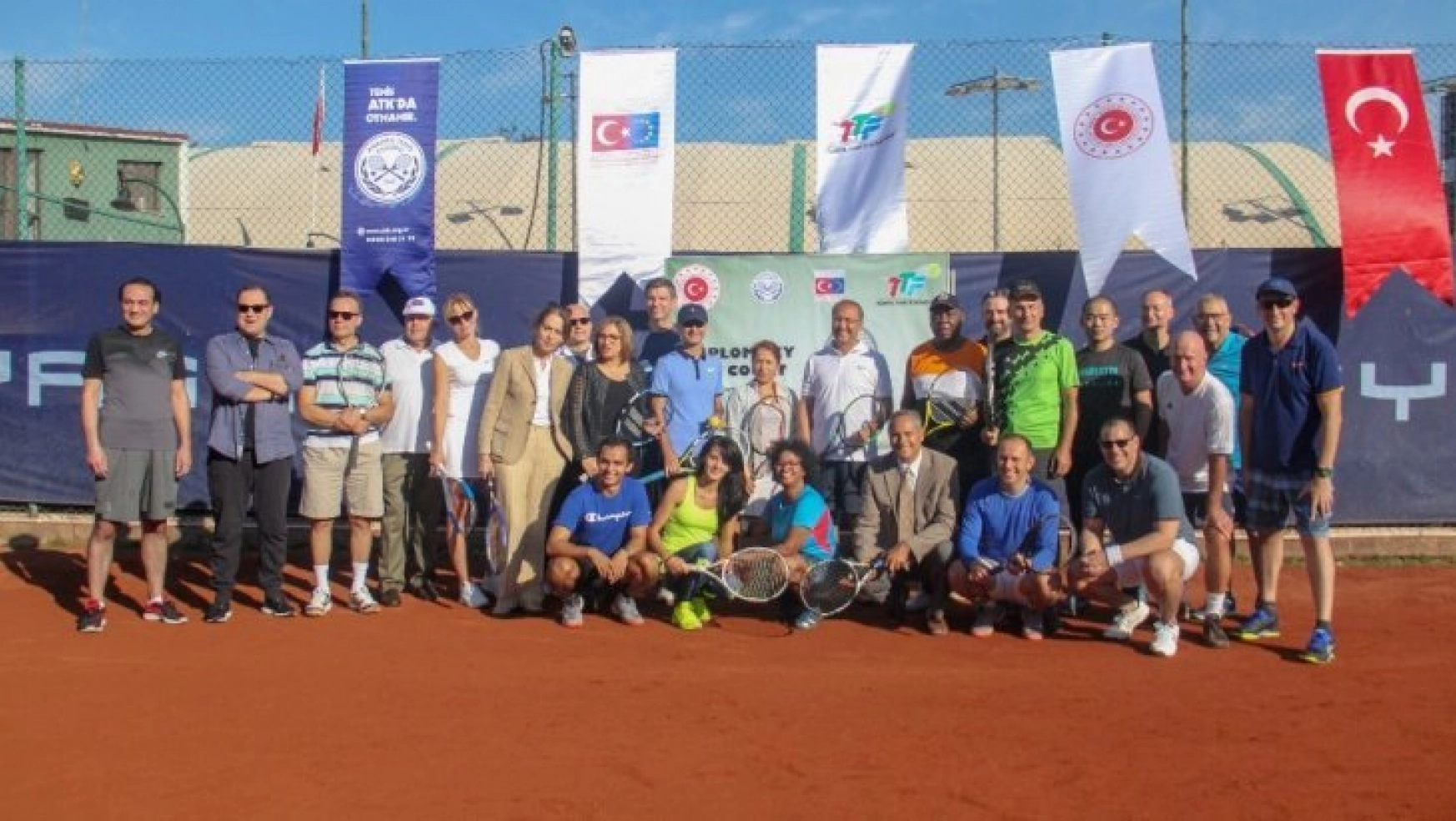Kortta Diplomasi 2019 Tenis Turnuvası'nın açılış töreni gerçekleşti