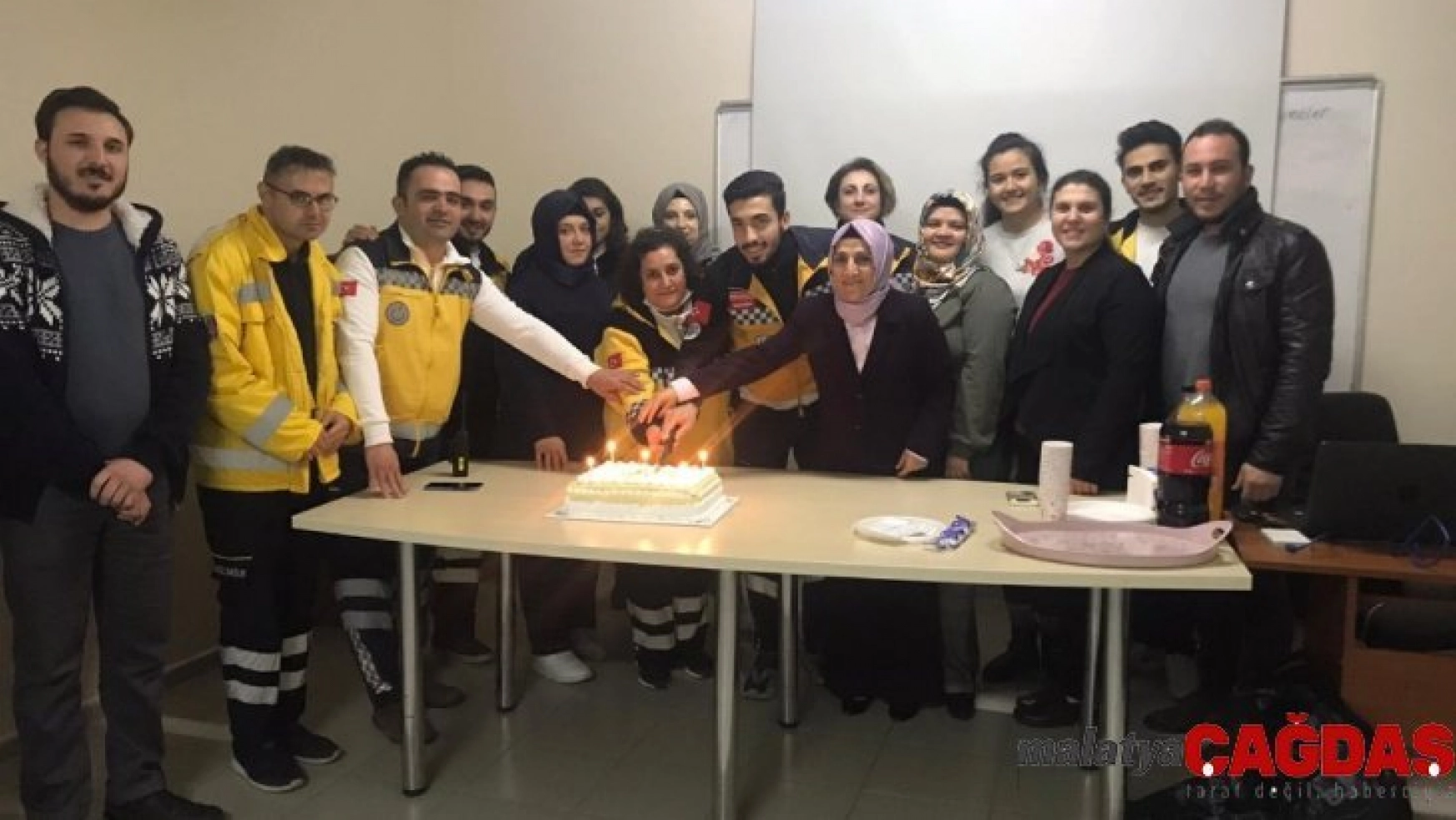 Kula'da 112 acil personeli 25'inci yılını kutladı