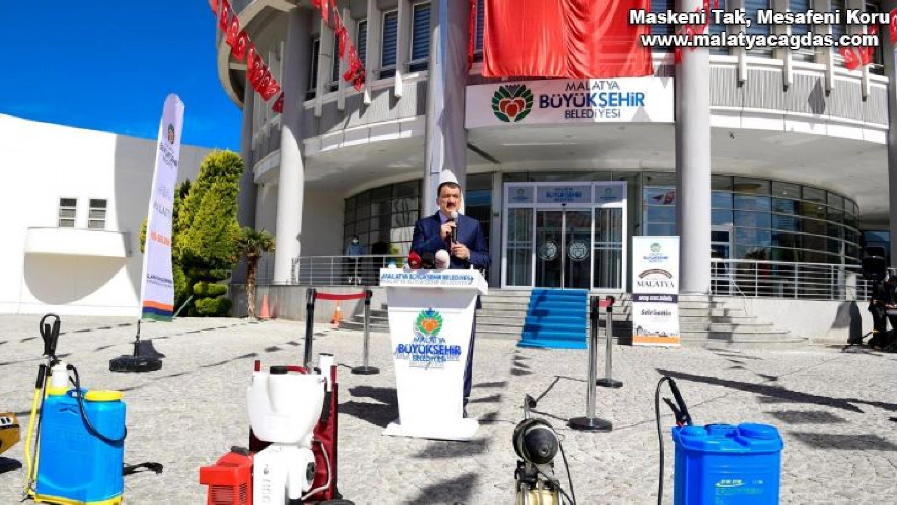 Malatya Büyükşehir, 2021 ilaçlama sezonunu başlattı