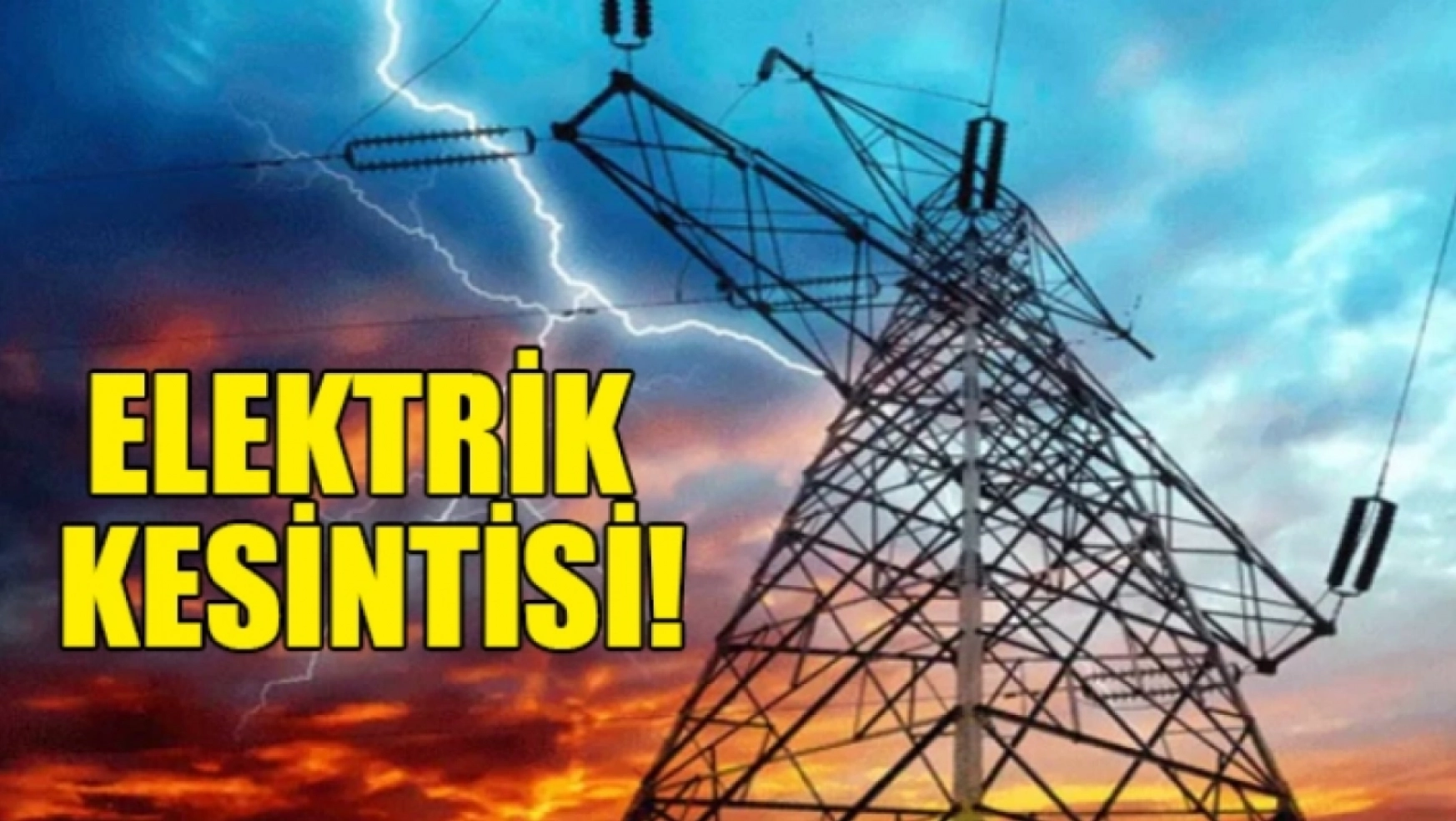 Malatya'da Hangi Mahallelerde Elektrikler Kesilecek?