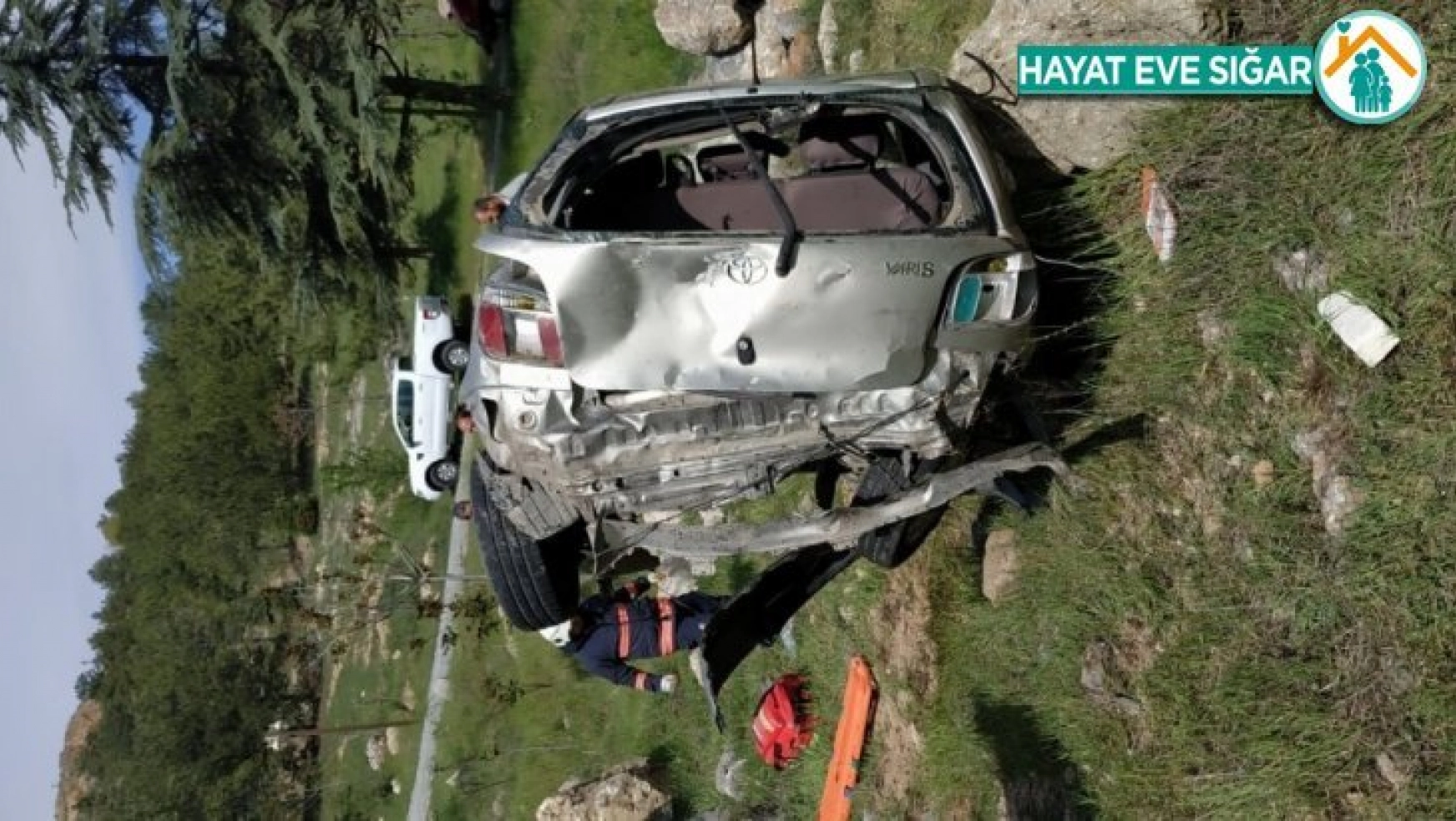 Malatya'da otomobil takla attı: 1 ağır yaralı