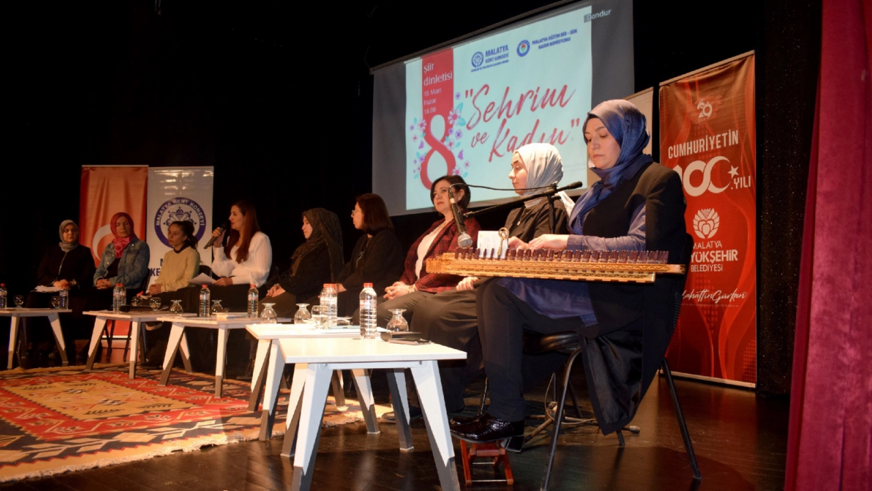 Malatya Kent Konseyi 'Şehrim Ve Kadın' Şiir Dinletisi Programı Düzenledi