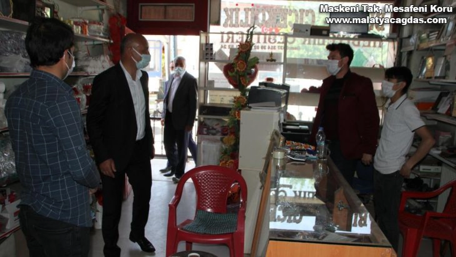Malazgirt Belediye Başkanı Altın'dan esnaf ziyareti