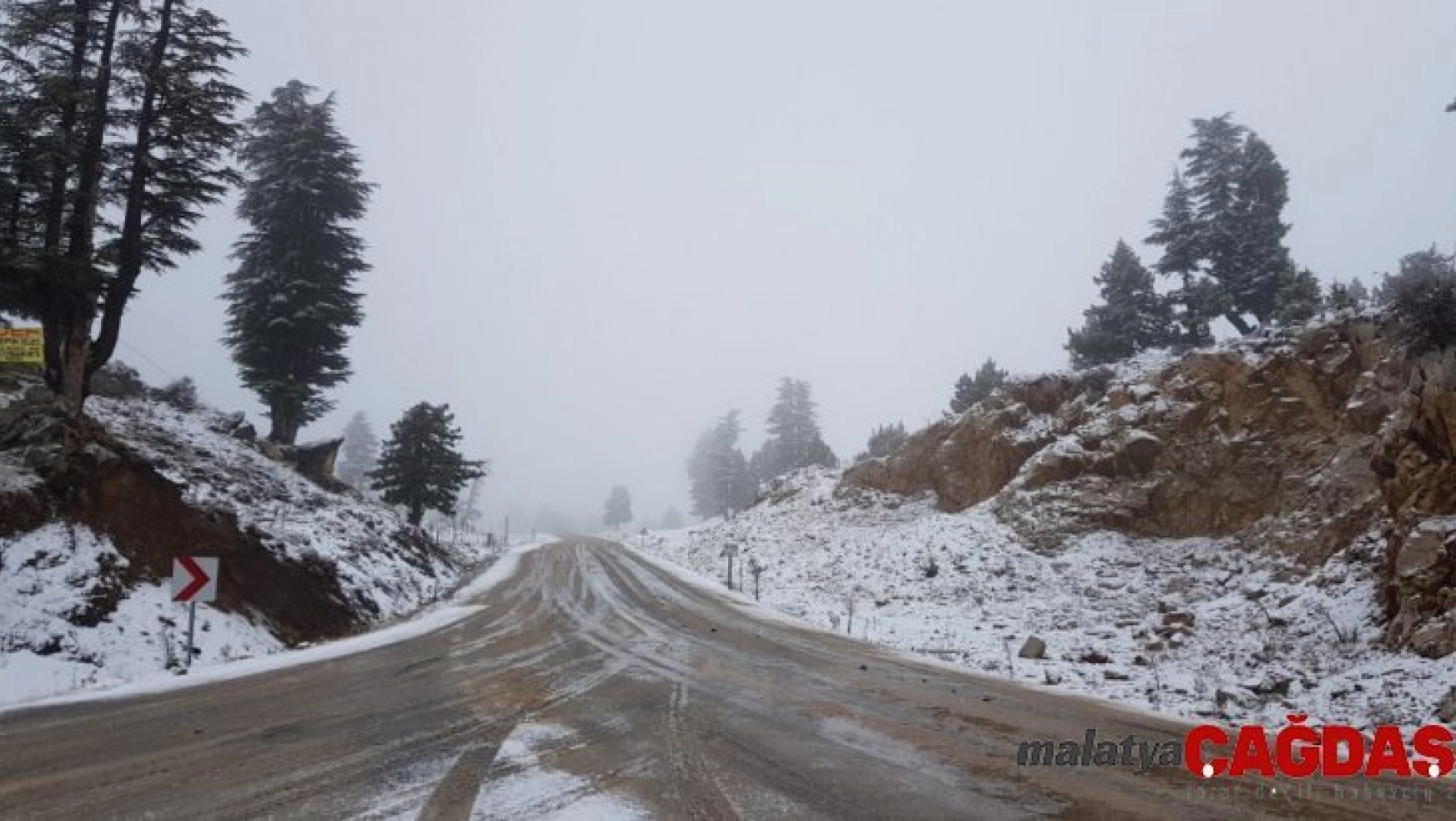 Mersin'in yüksek kesimlerine kar yağdı