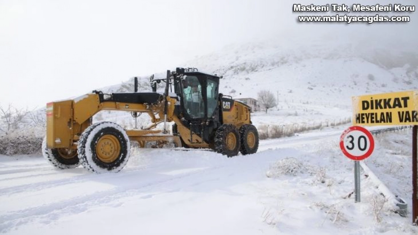 Elazığ, Bingöl ve Tunceli için yoğun kar yağışı uyarısı