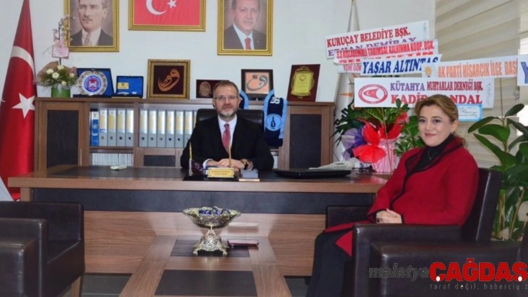 Milletvekili Ceyda Çetin Erenler'den Başkan Ceyhun'a tebrik ziyareti