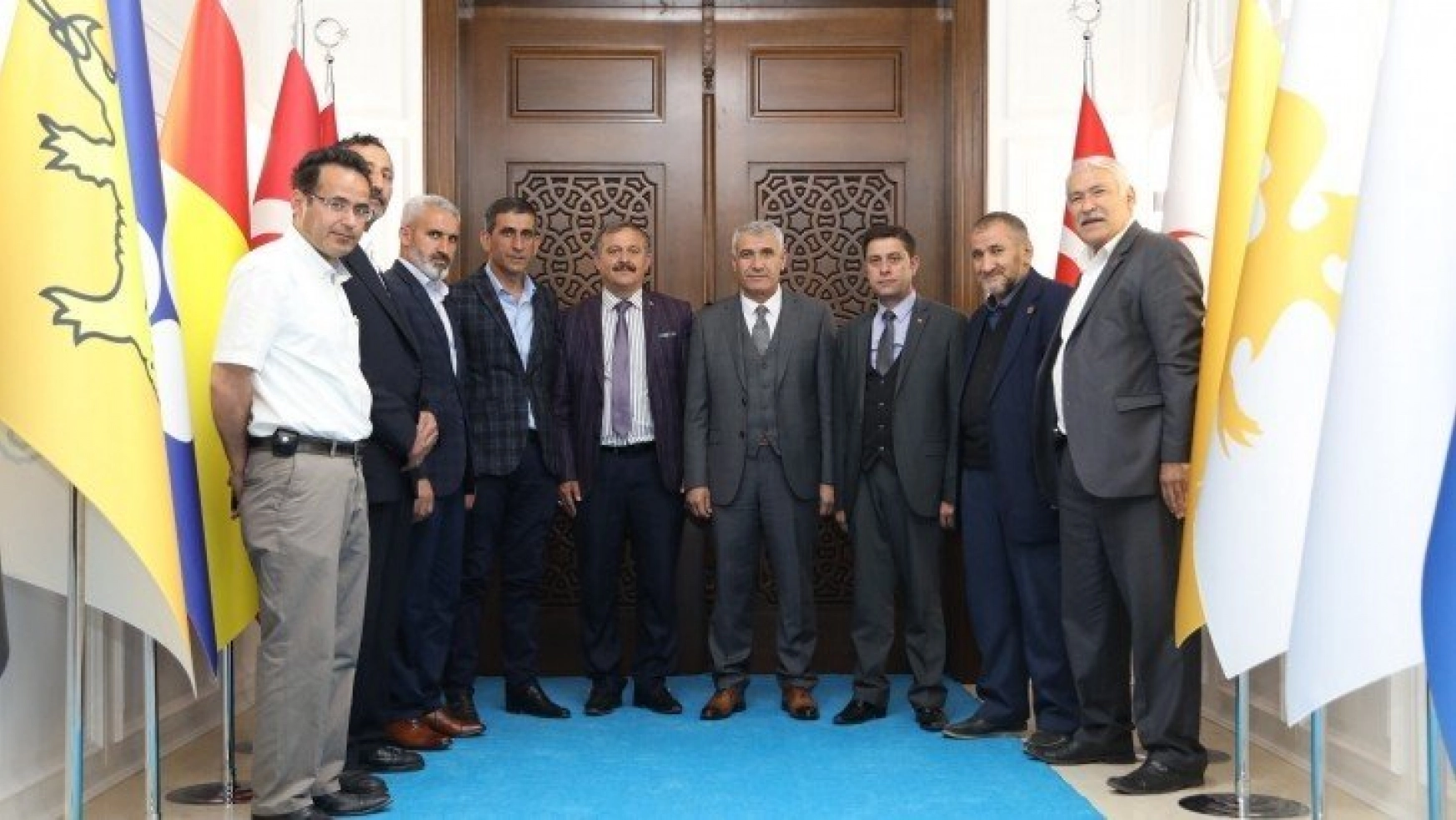 Muhtarlardan Başkan Gürkan'a ziyaret