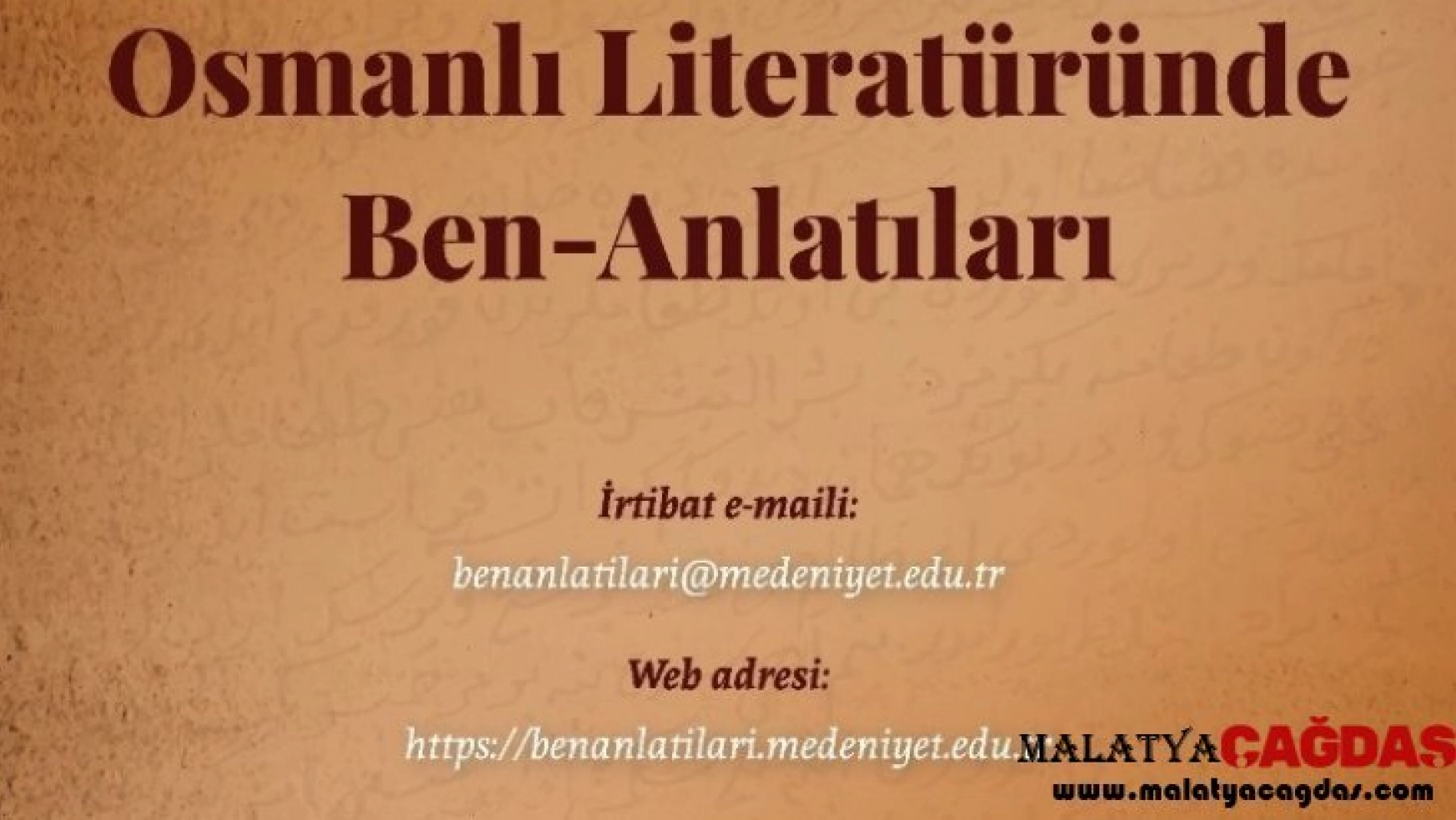 Osmanlı Literatüründe Ben-Anlatıları Çalıştayı düzenlenecek