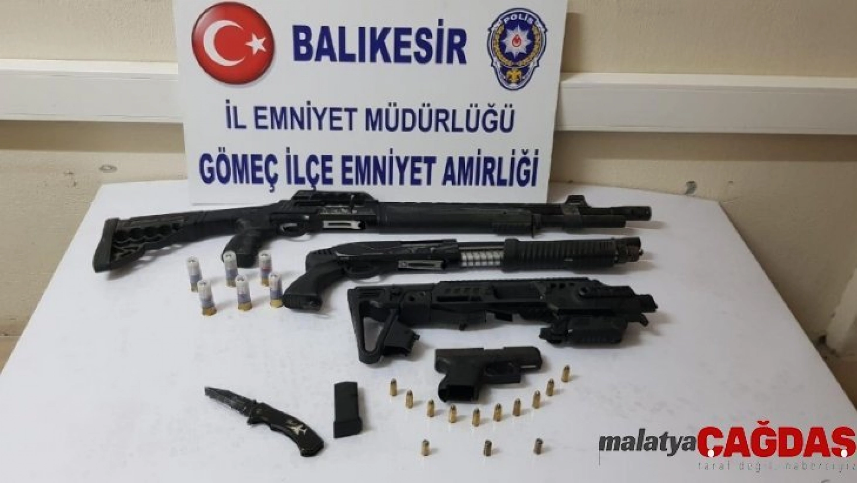 Polis, körfez ilçelerinde yaptığı uygulamalarda 9 adet silah ele geçirdi