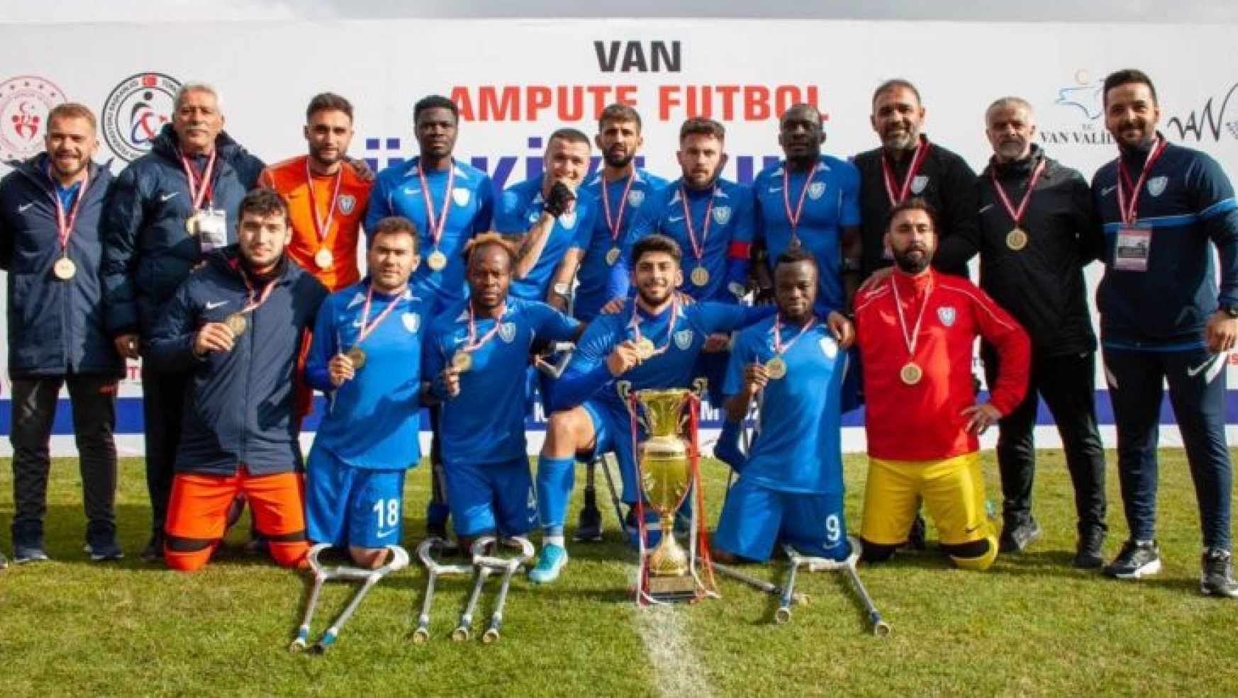 Şahinbey Ampute Futbol Takımı, Türkiye Kupası'nı kazandı