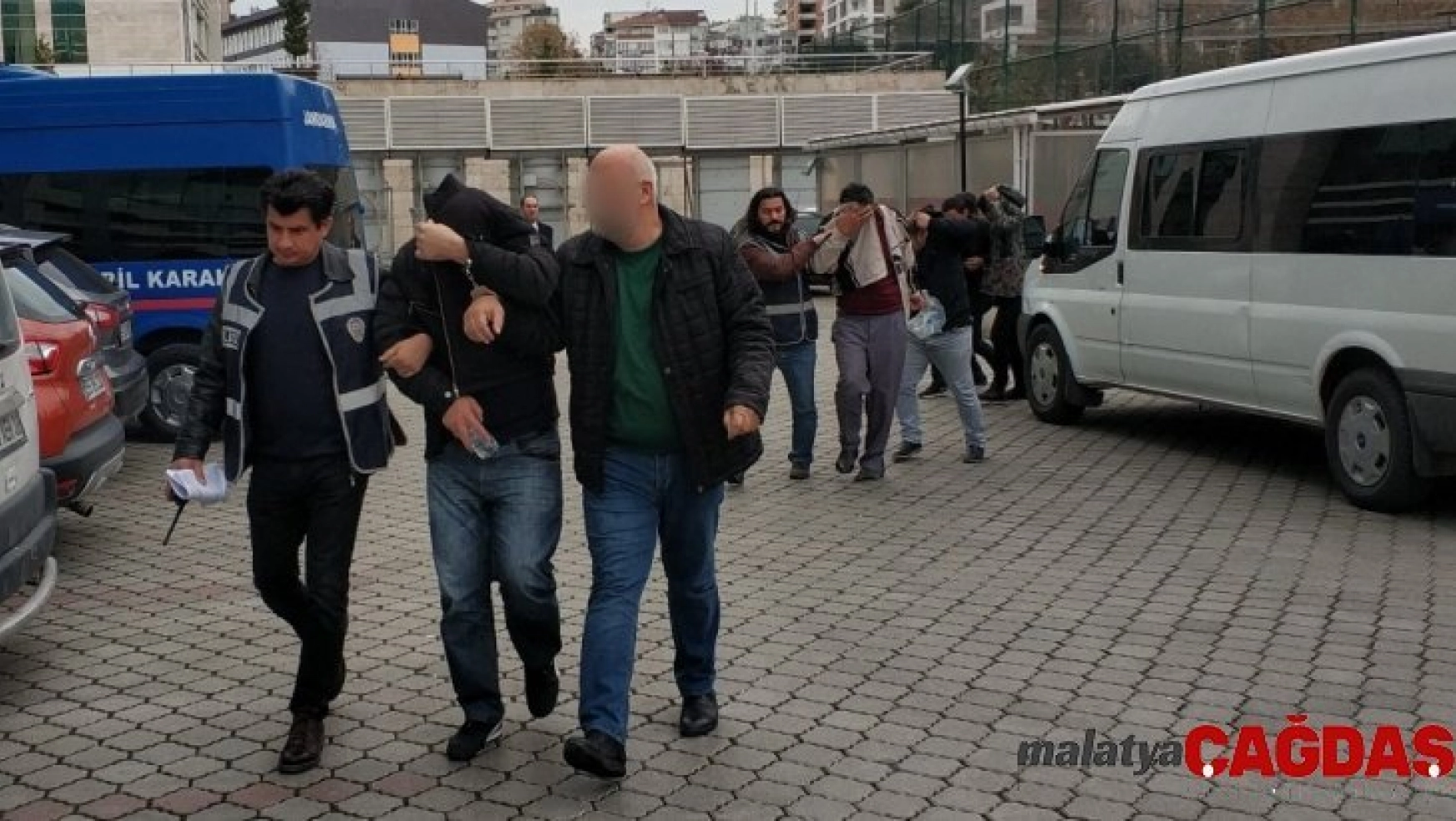 Samsun'da hırsızlık çetesinden 6 kişi adliyeye sevk edildi