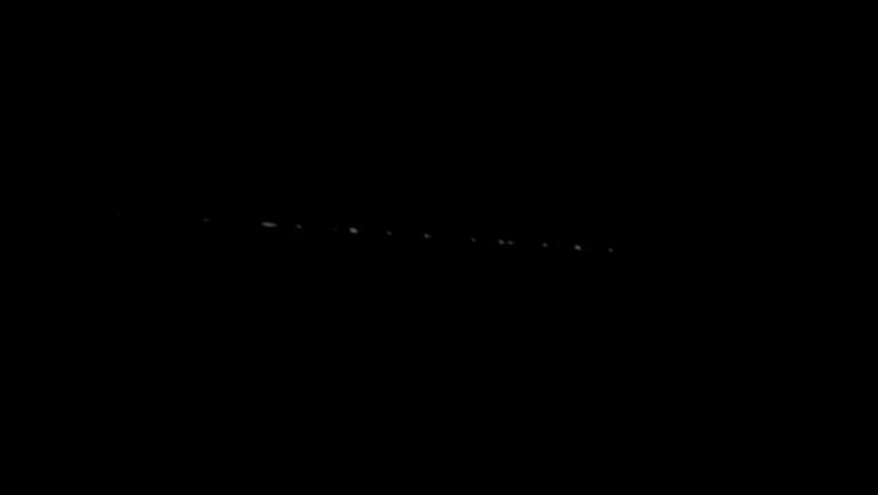 Şanlıurfa'da Starlink uyduları gökyüzünde süzüldü