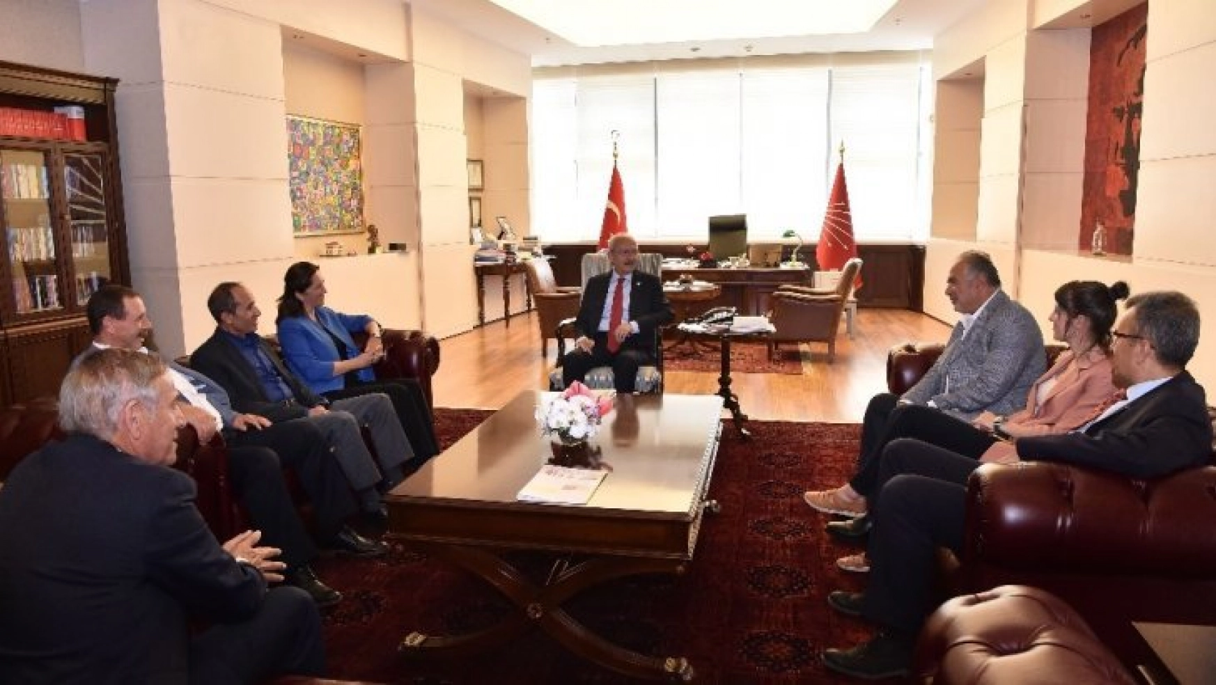 Sendika başkanlarından Kılıçdaroğlu'na ziyaret