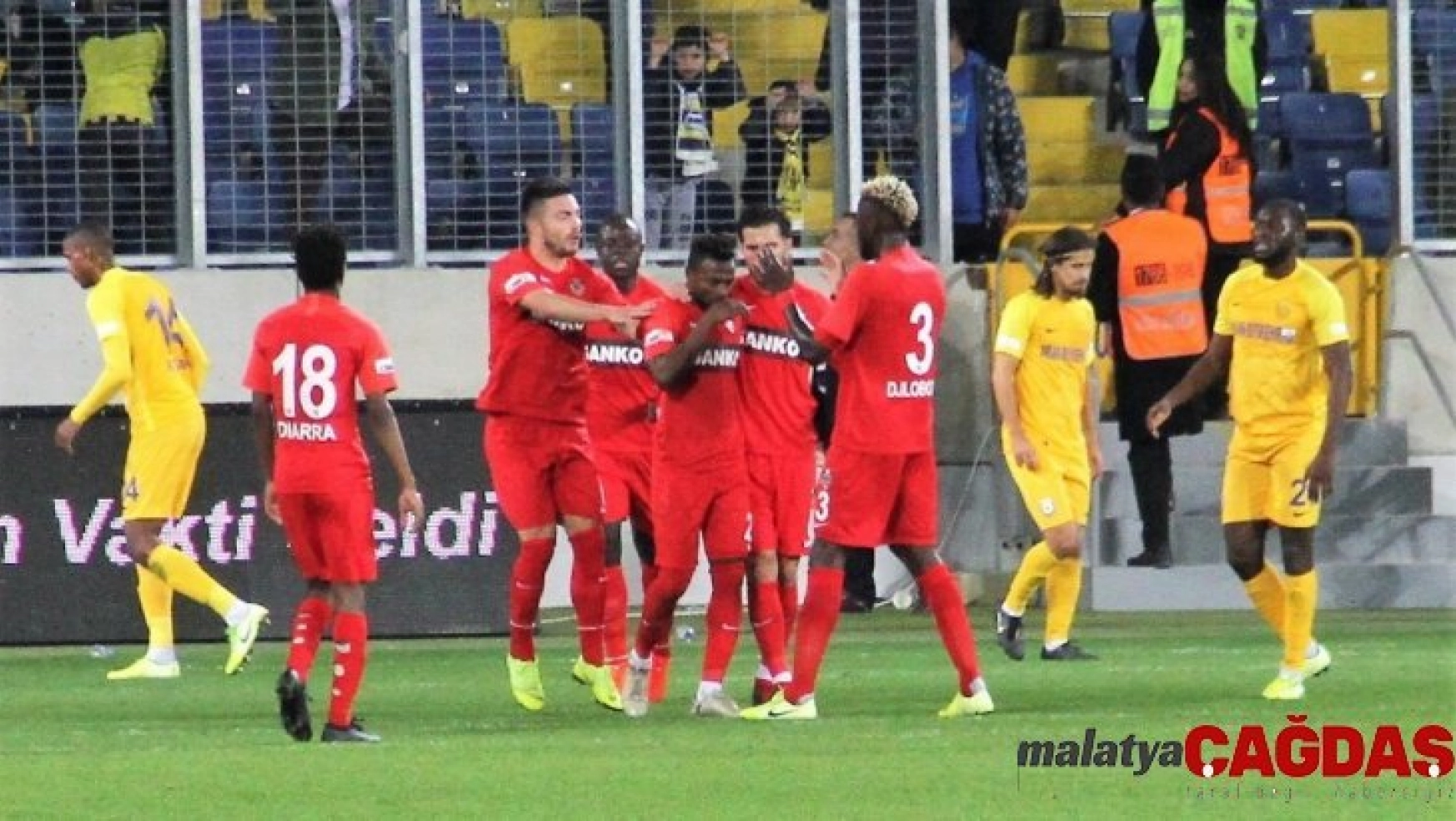 Süper Lig: MKE Ankaragücü: 0 - Gaziantep FK.: 1 (İlk yarı)