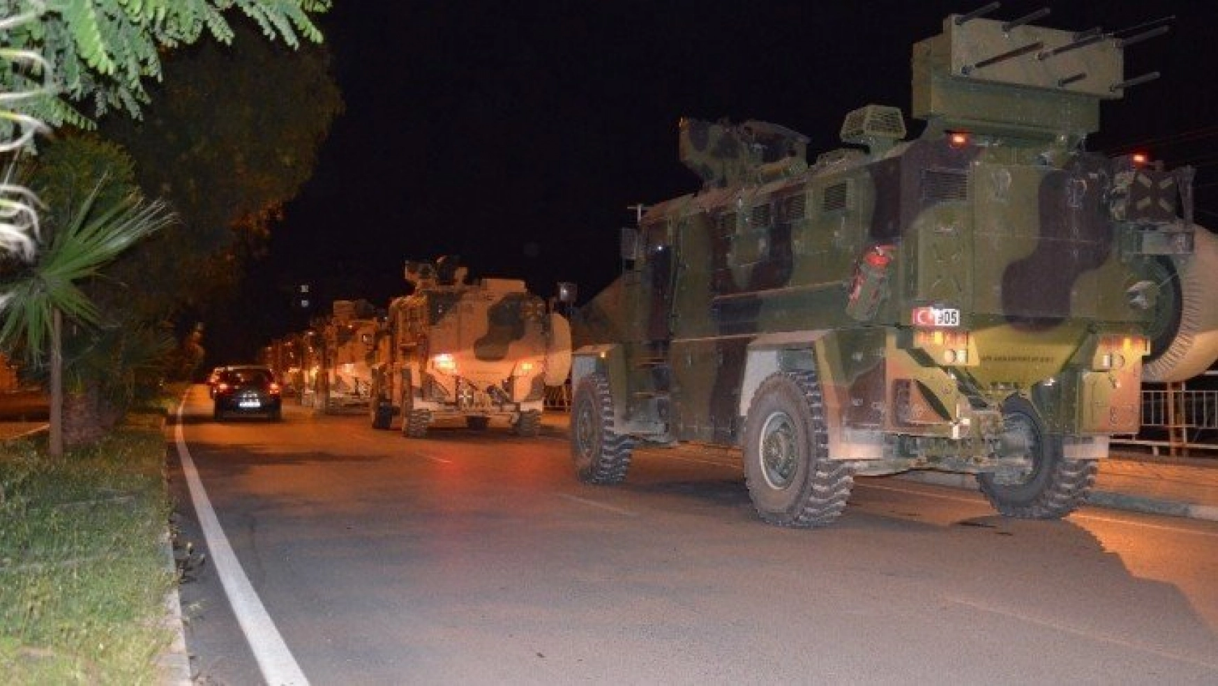 Suriye sınırına askeri araç ve komando takviyesi