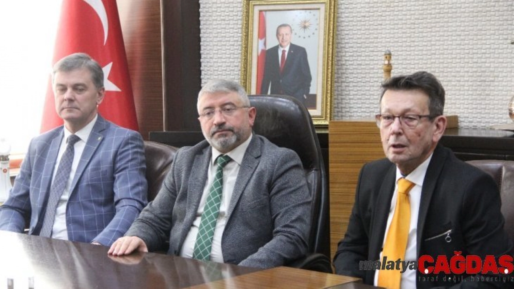 Telsiai ve Szarvas Belediye Başkanları'ndan Aşgın'a ziyaret