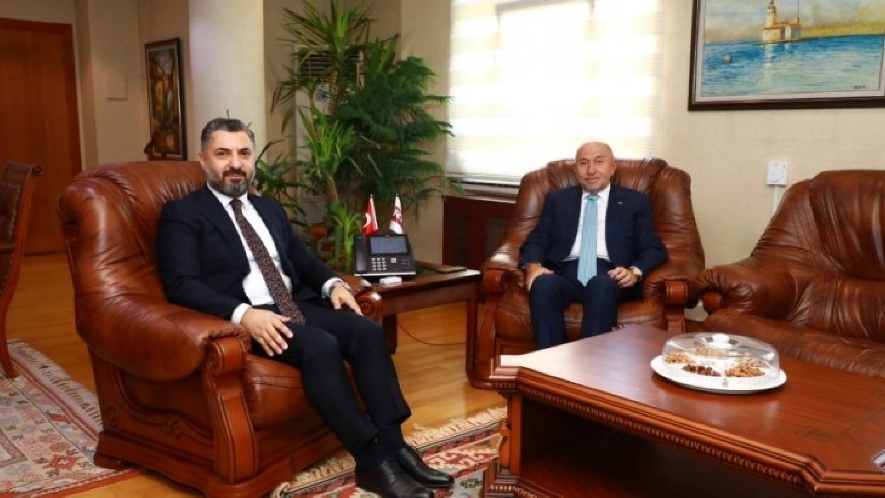 TFF Başkanı Özdemir, RTÜK Başkanı Şahin'i ziyaret etti