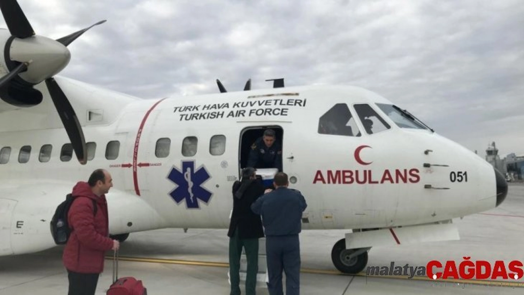 THK ambulans uçağı, KKTC'den Isparta'ya organ nakli için havalandı