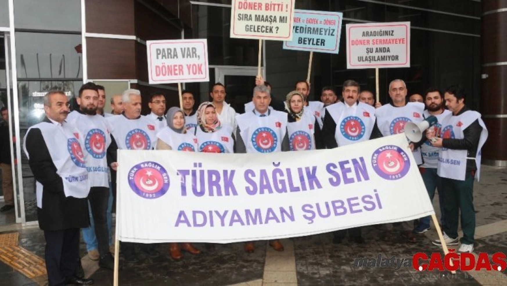Türk Sağlık-Sen hastanede döner sermaye açıklaması yaptı